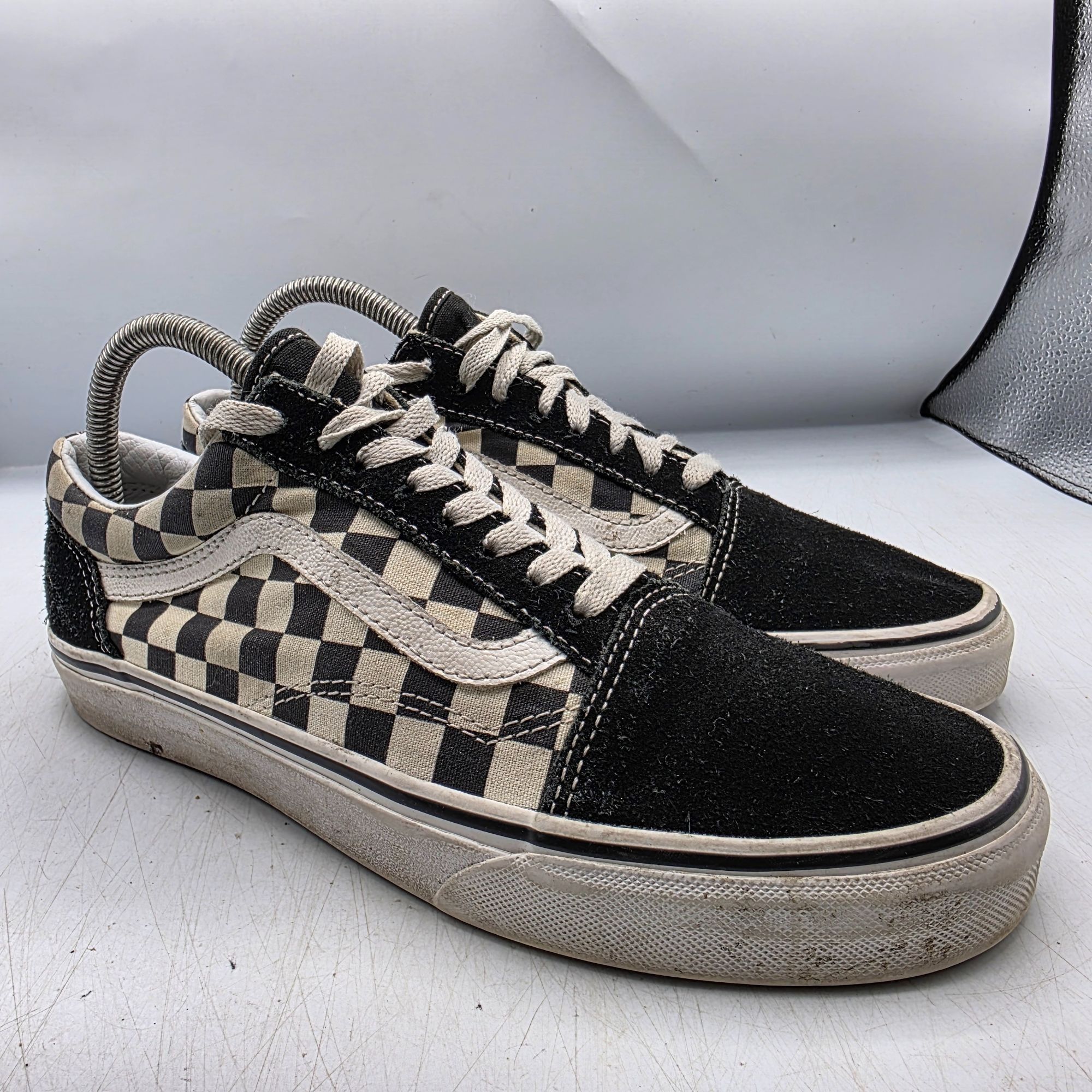 Vans Vans Old Skool Womens Size 9 Black White Checkered Sneaker S Size US 9 / IT 39 - 1 Thumbnail