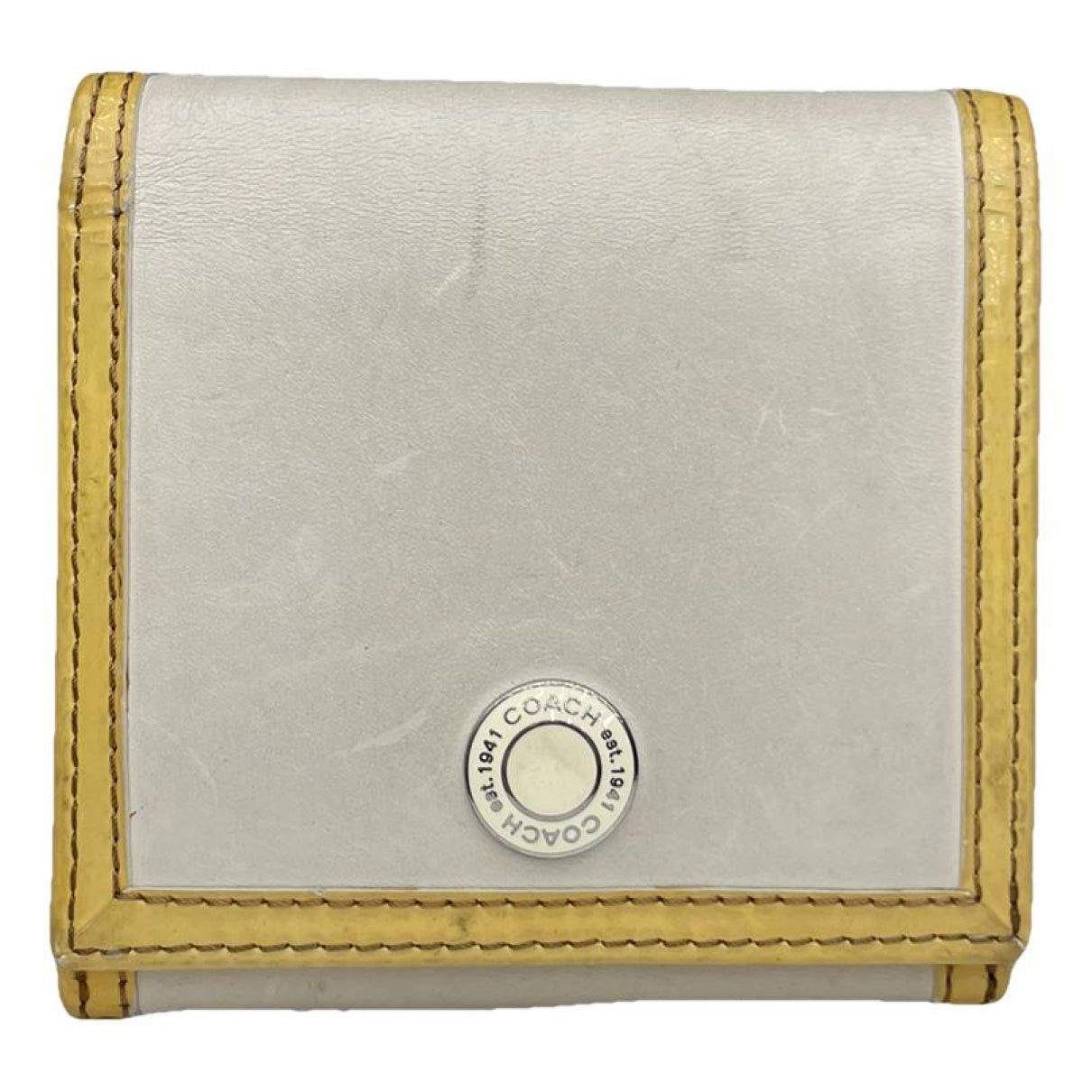 Coach White Leather Wallet Size ONE SIZE - 1 Thumbnail