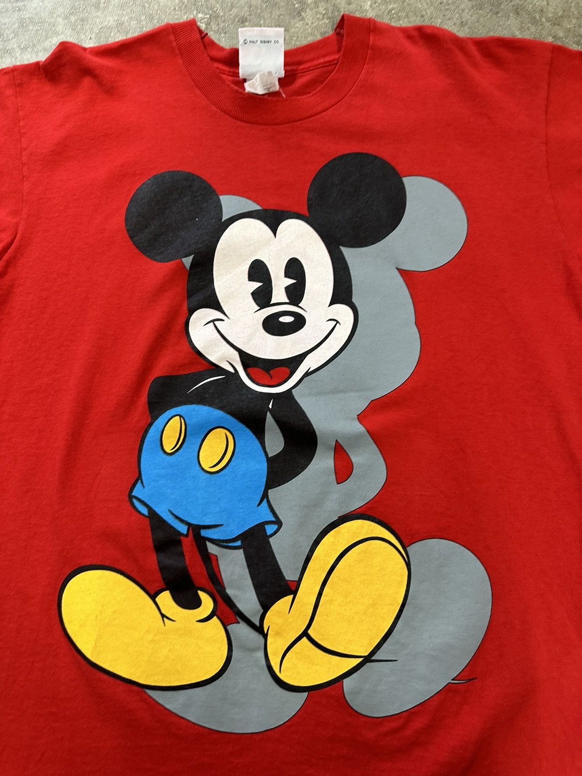 Disney Vintage 90s Disney Mickey Mouse Cartoon T-Shirt Size US XL / EU 56 / 4 - 4 Thumbnail