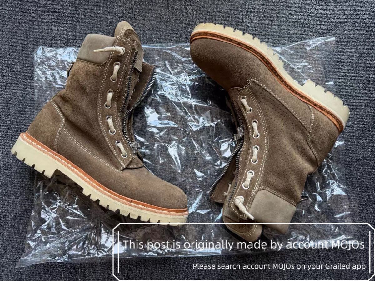 Balmain Balmain FW12 suede engineer boot | Grailed