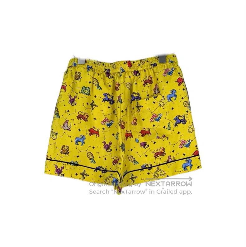 Dior Dior Yellow constellation pattern mulberry silk shorts Size 42" / US 20 - 2 Thumbnail