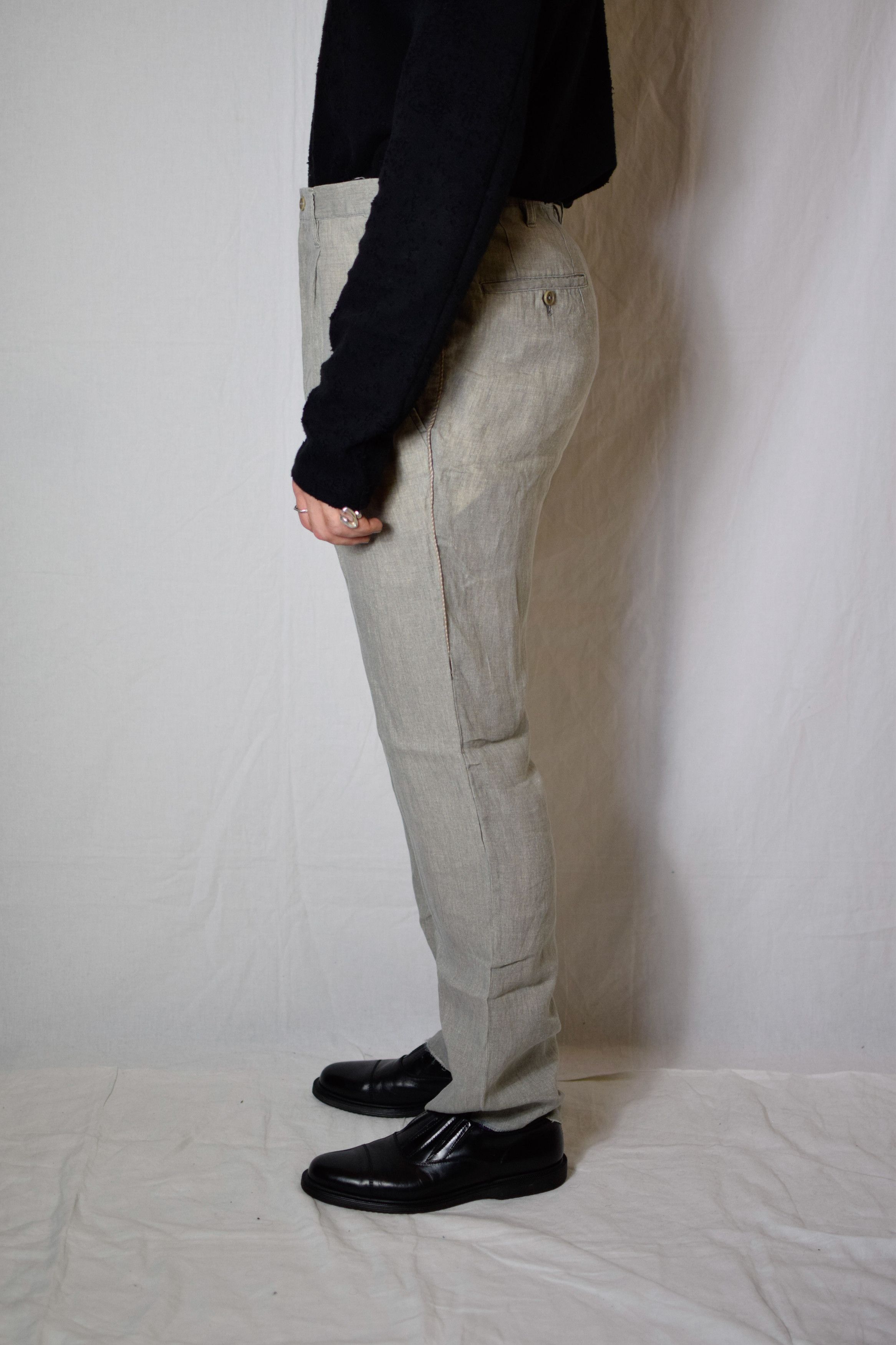 Yohji Yamamoto YYPH SS10 Linen Pants - HJ-P29-324 Size US 32 / EU 48 - 5 Thumbnail