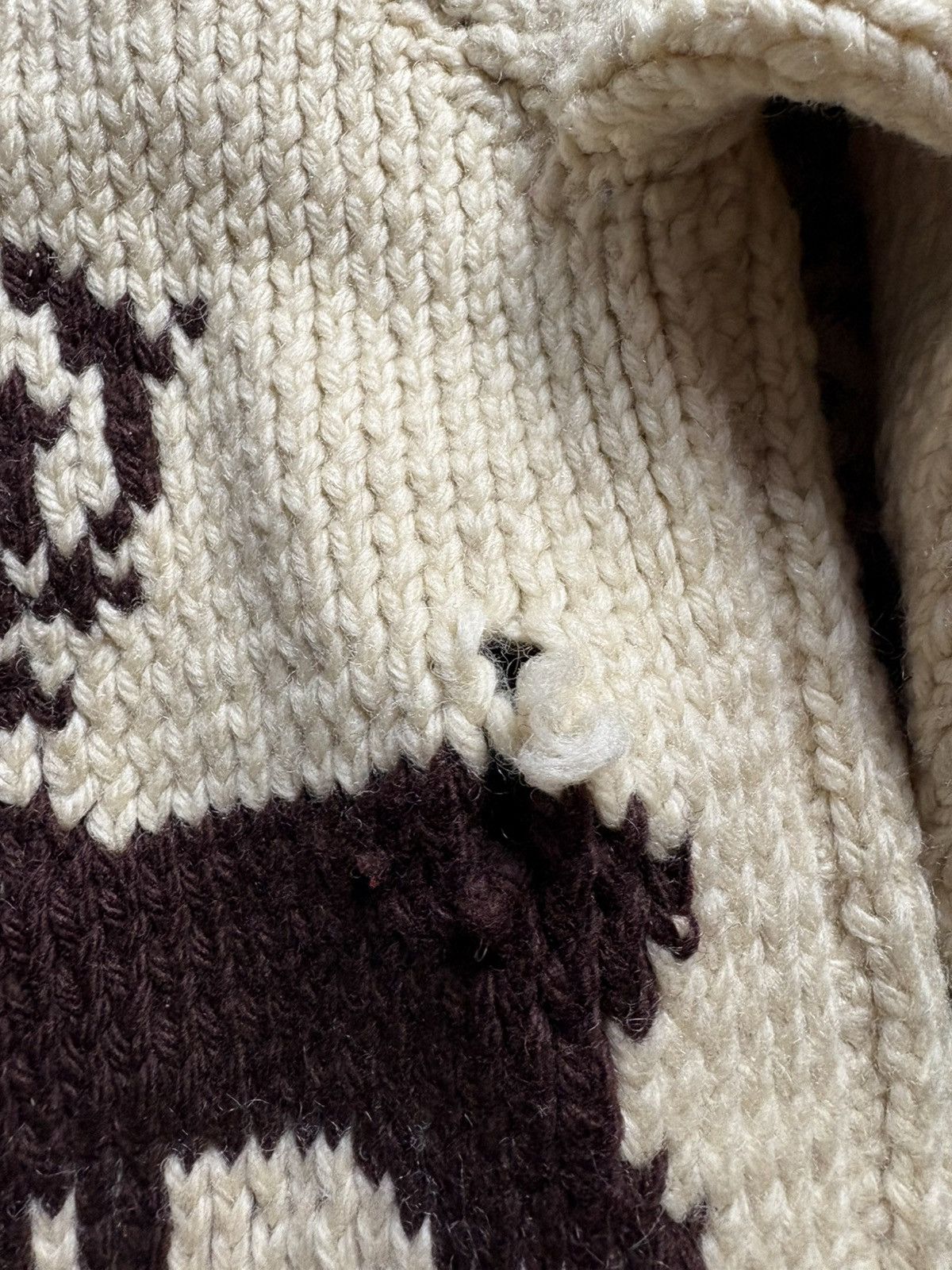 Vintage Vintage 70s Deer Zip-up Wool Cowichan Sweater Medium Size US M / EU 48-50 / 2 - 8 Thumbnail