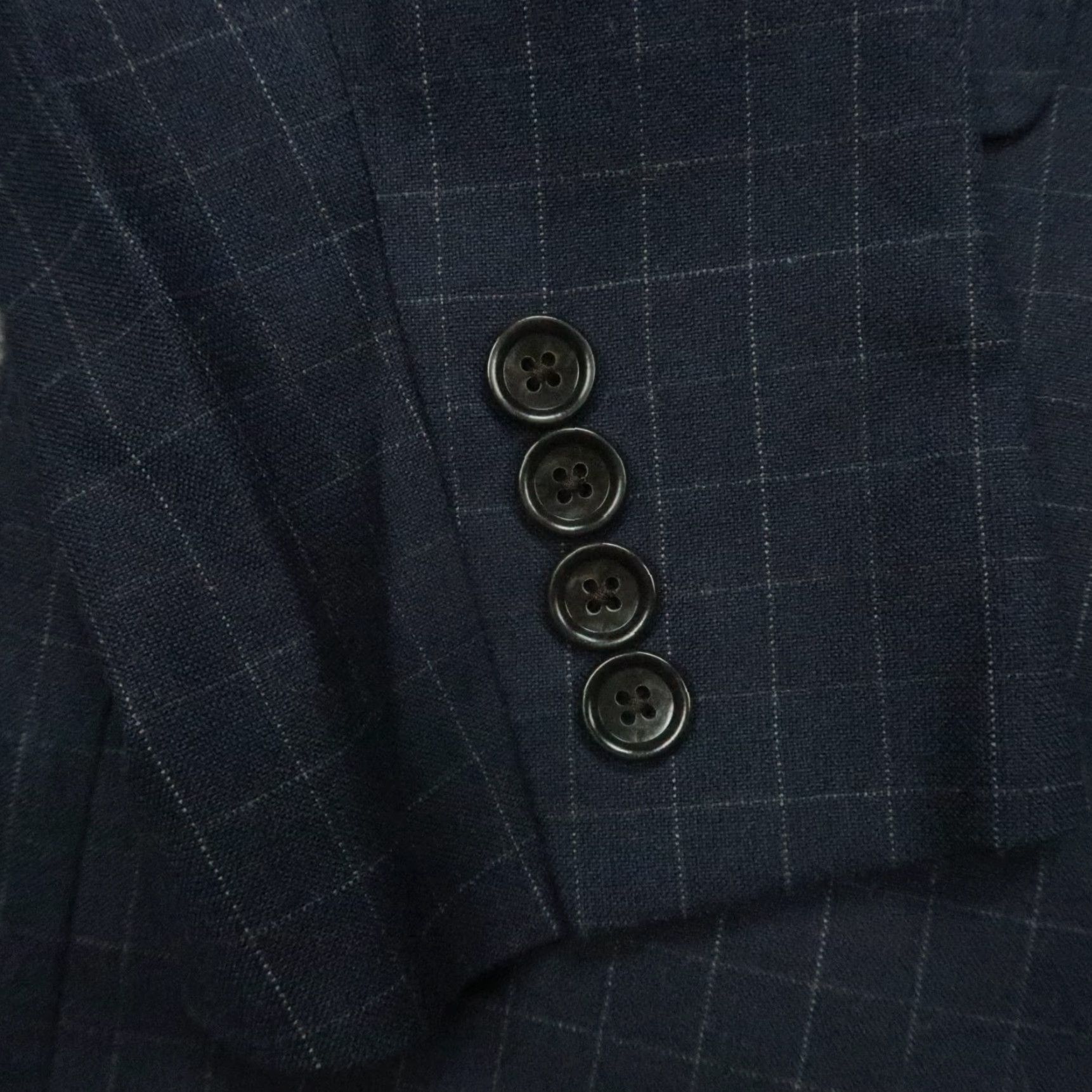 J.Crew VINTAGE J.CREW Blazer Mens Large 40R Check Wool Slim Fit Business Formal Casual Men Size 40R - 4 Thumbnail