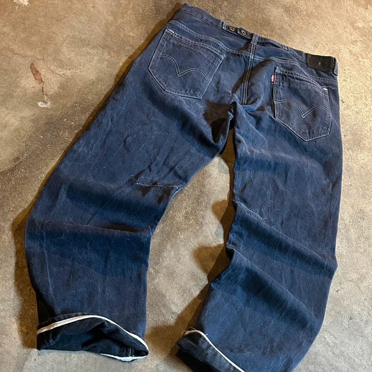Levi's Vintage Clothing Vintage Levi's 569 salvaged denim loose straight fit Size US 36 / EU 52 - 1 Thumbnail