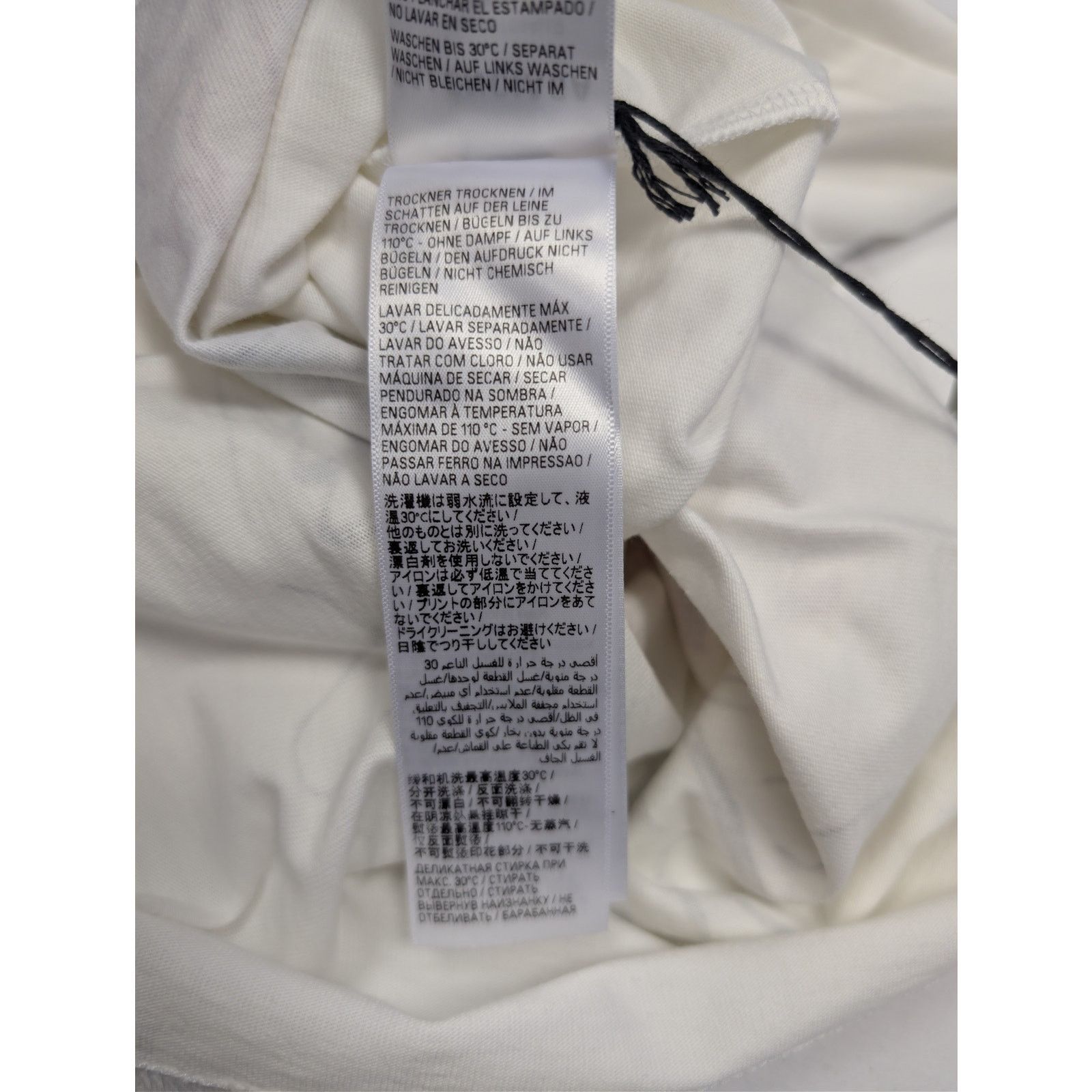 Balenciaga o1rshd1 Heavy Graphic Print DIY Metal Logo T-shirt in White Size US S / EU 44-46 / 1 - 18 Thumbnail