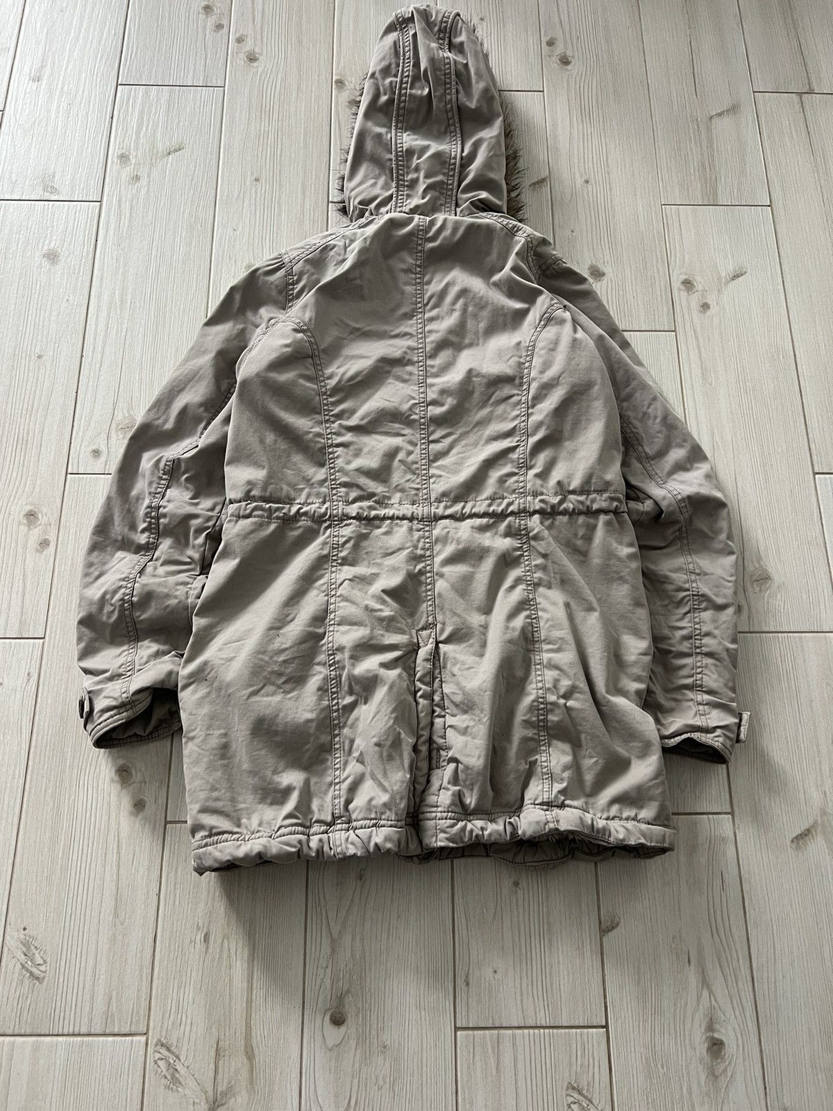Hollister Hollister Y2K Womens Hooded Utility Coat Sherpa Lined Jacket Size M / US 6-8 / IT 42-44 - 9 Thumbnail