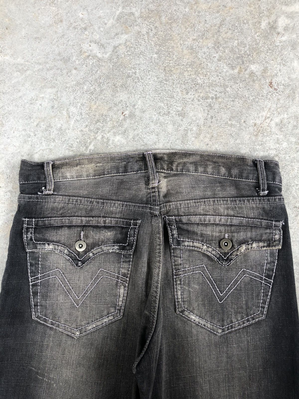 If Six Was Nine Japanese Freebeat Flared Jeans Distressed Jeans Size US 31 - 13 Thumbnail