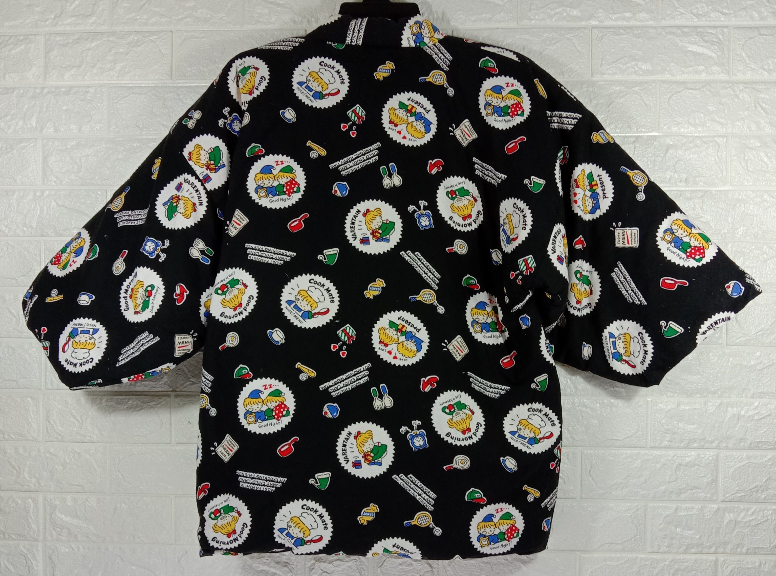 Japanese Brand Vintage Japanese Kimono Over Printed Puffer Cardigan Size US XL / EU 56 / 4 - 5 Thumbnail