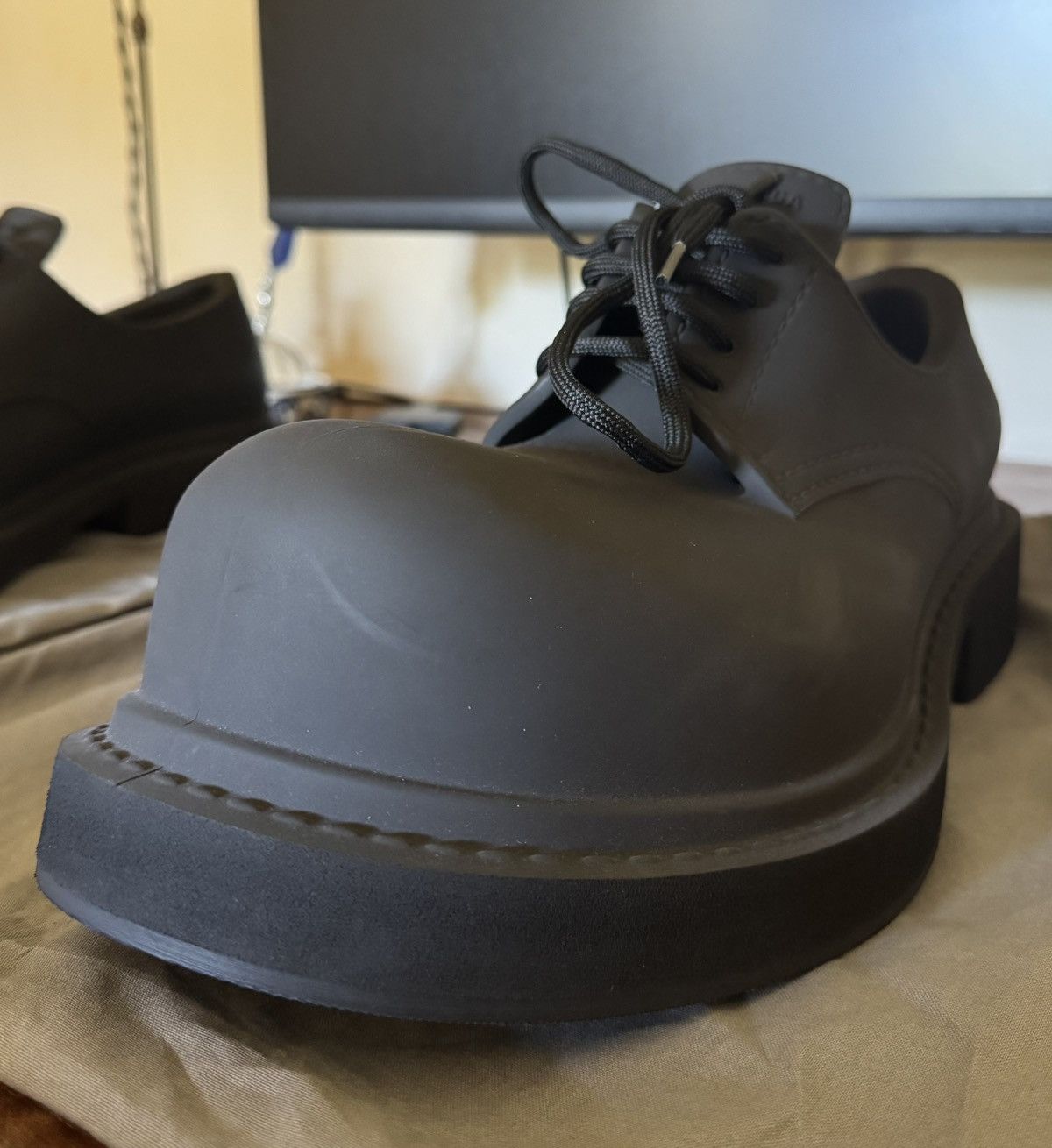 Balenciaga Balenciaga Steroid Derby Full EVA Black Size US 9 / EU 42 - 5 Thumbnail