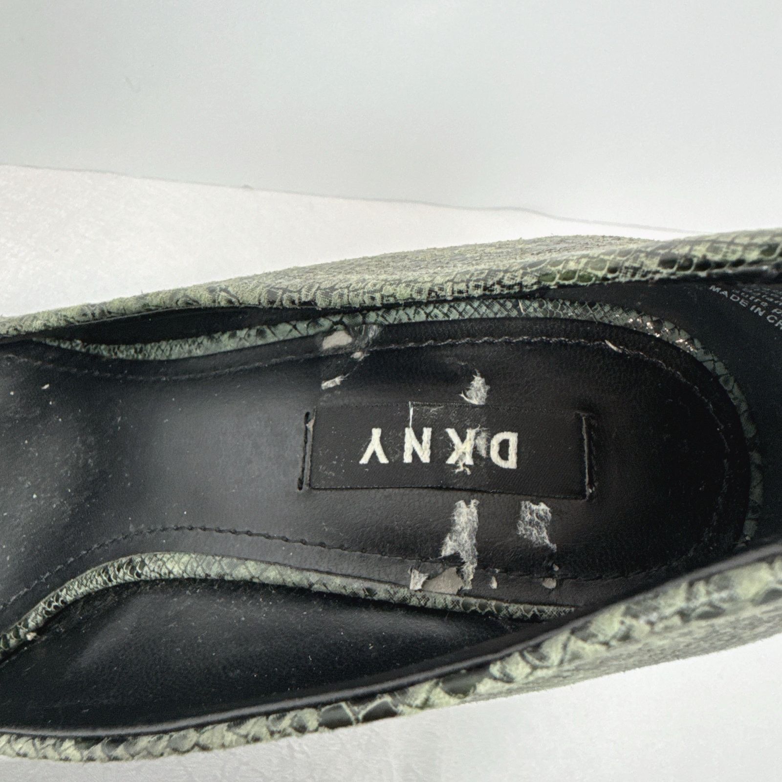 DKNY DKNY Two Tone Snake Pump | Military Green | 7.5 Size US 7.5 / IT 37.5 - 3 Thumbnail