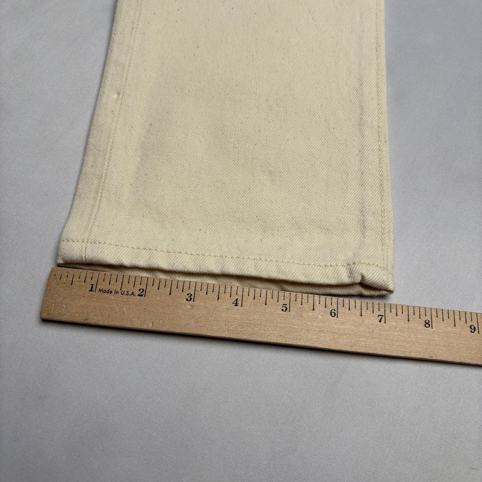 Sid Mashburn $175 Sid Mashburn Slim Straight Jean 31x30 Natural Denim Size US 31 - 9 Thumbnail