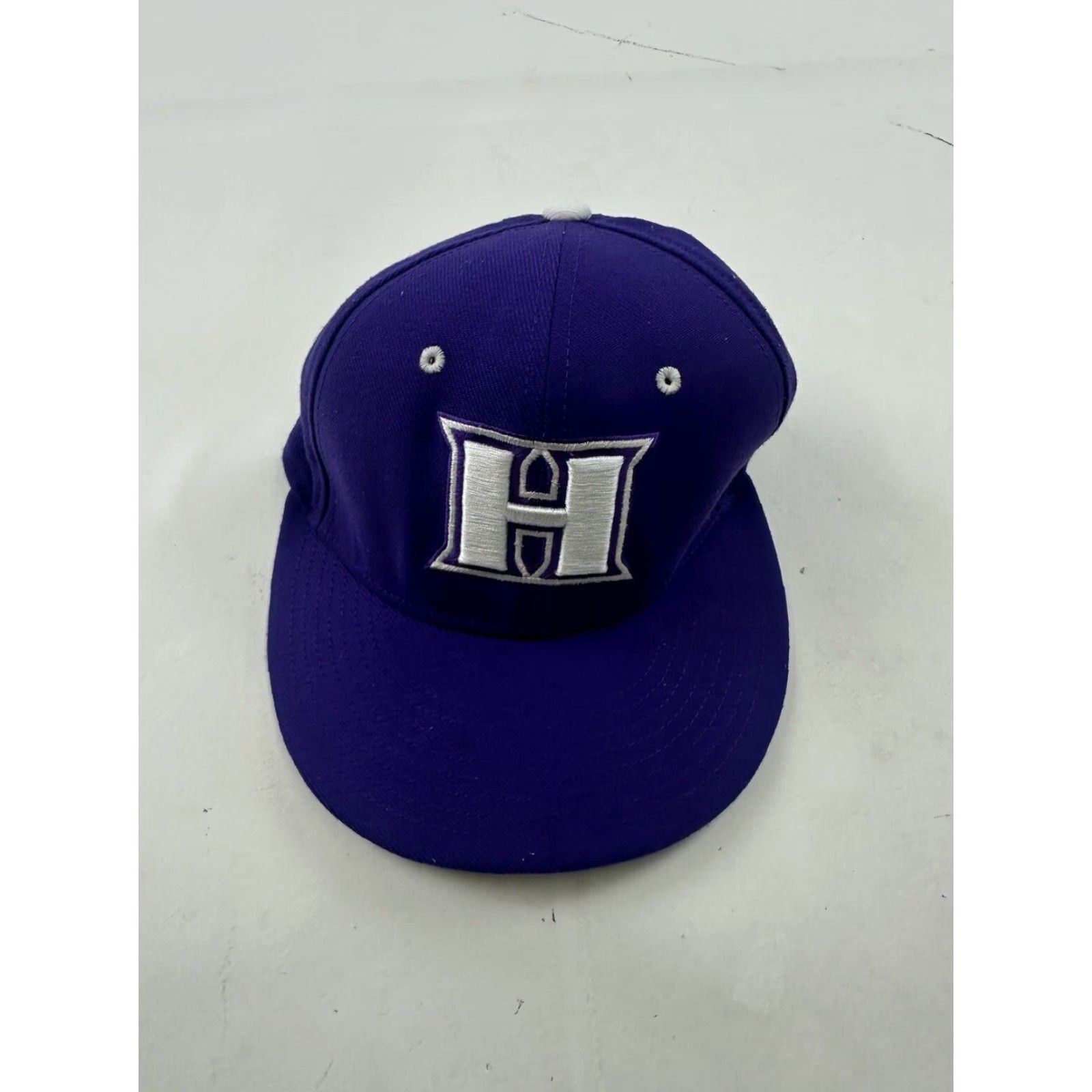 Nike Nike Hat Mens L/XL Fitted Cap Blue Hermiston High School Oregon Logo Baseball Cap Size ONE SIZE - 2 Thumbnail
