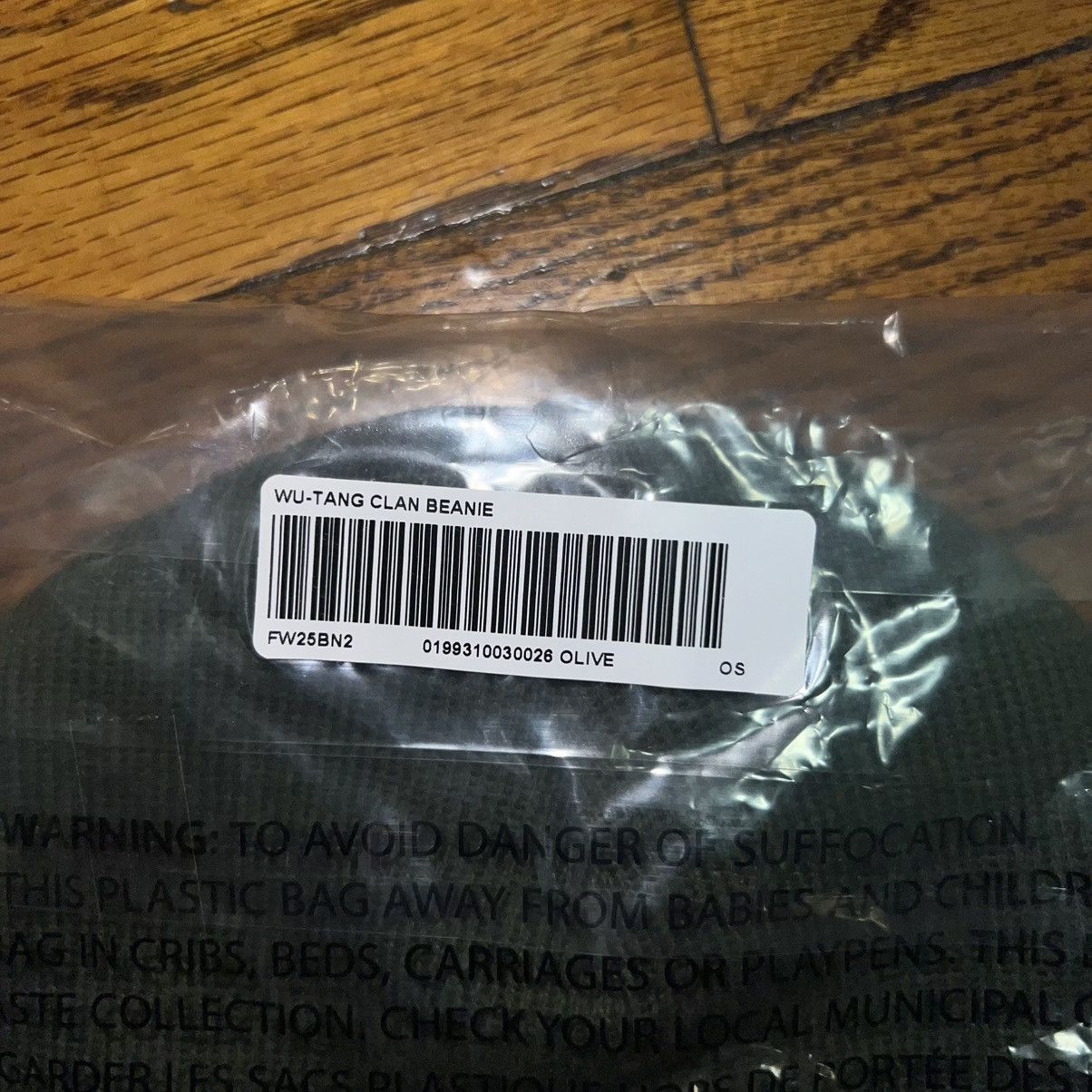 Supreme In-Hand Supreme Wu Tang Clan Beanie Olive Size: One Size Size ONE SIZE - 5 Thumbnail