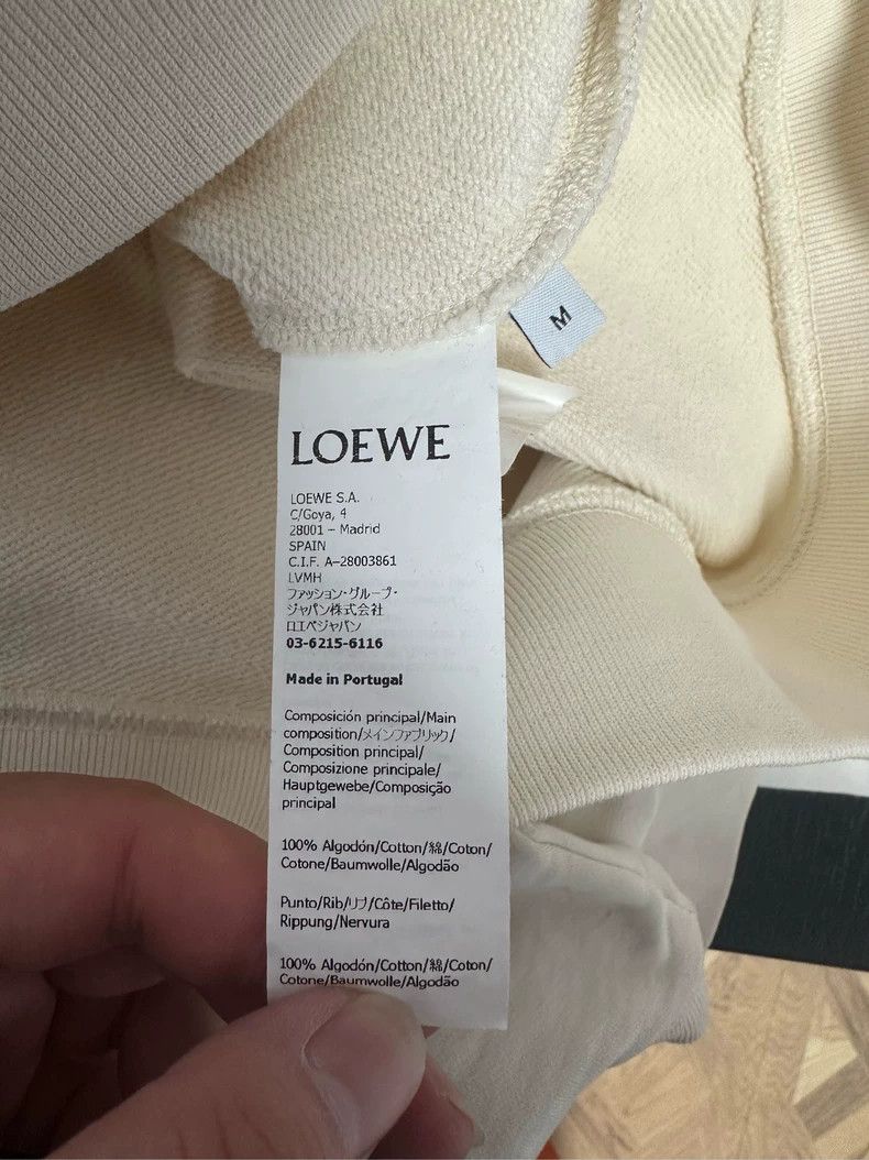 Loewe LOEWE Miumium white leather hooded hoodie Size M / US 6-8 / IT 42-44 - 4 Thumbnail