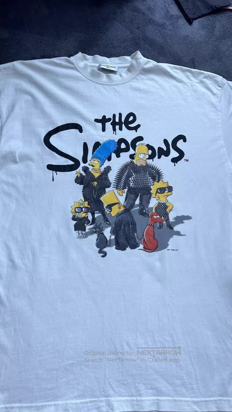 Balenciaga Balenciaga Simpsons Short Sleeve Size US M / EU 48-50 / 2 - 2 Thumbnail