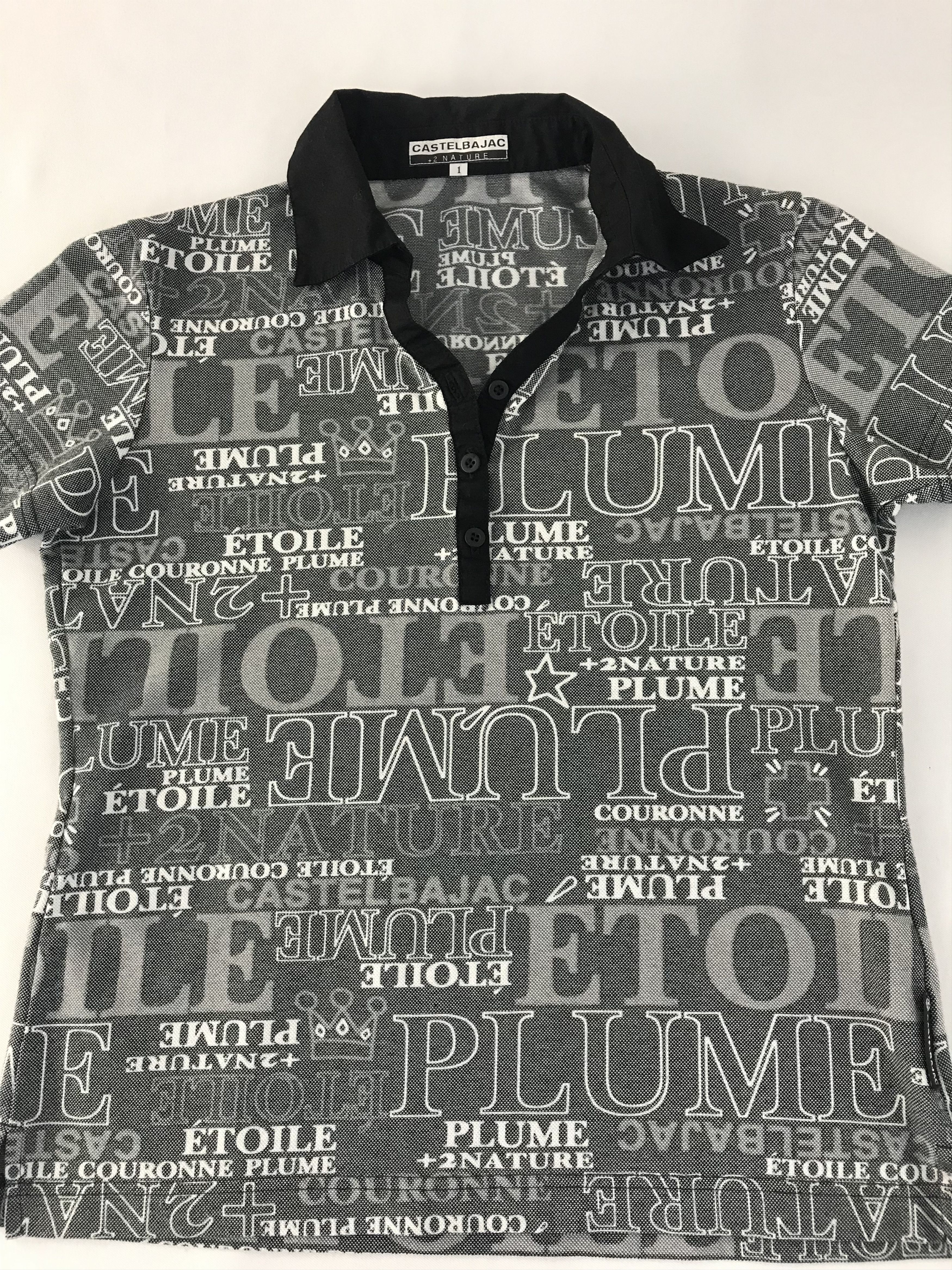 Jean Charles De Castelbajac JC Castelbajac +2 Nature Spell Out Polo Tee T-shirt Size S / US 4 / IT 40 - 3 Thumbnail