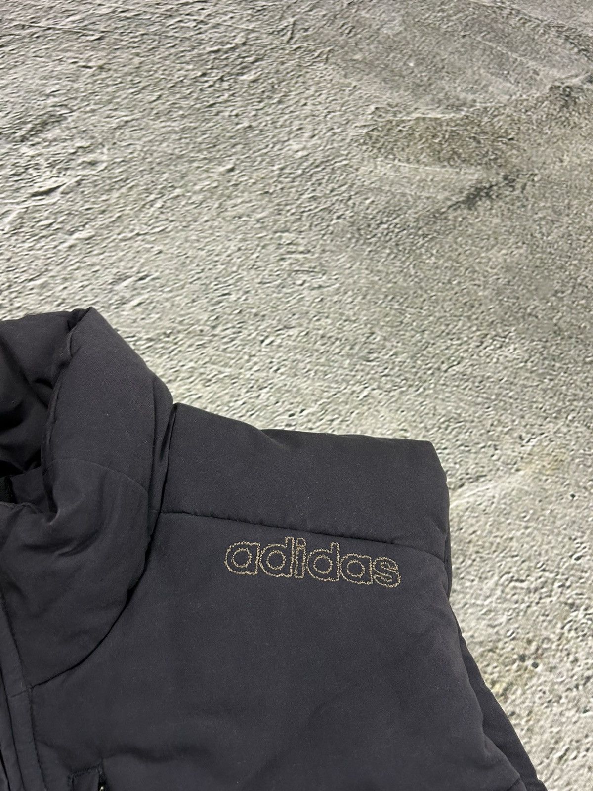 Adidas × Vintage Adidas vest grey vintage drill Y2K padded Size US L / EU 52-54 / 3 - 2 Thumbnail