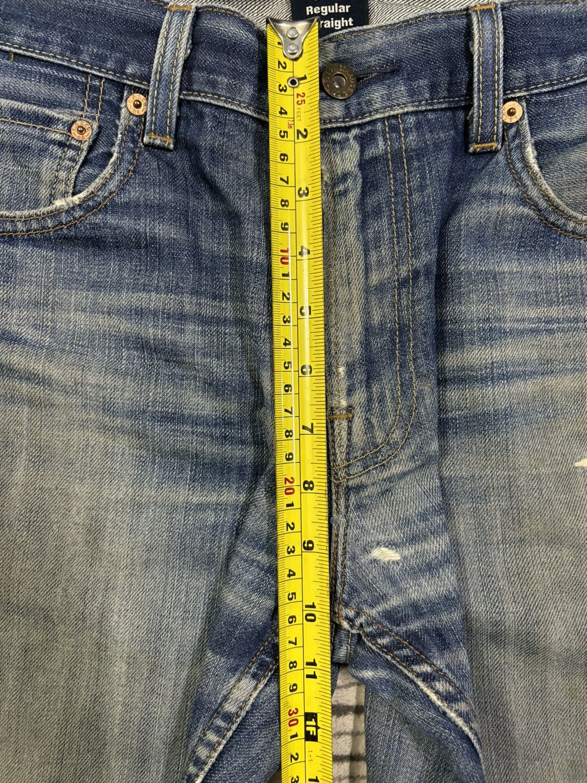 Levi's Vintage Clothing Vintage Levis 502 Mud Wash Straight Leg Distressed Jeans Size US 32 / EU 48 - 20 Thumbnail