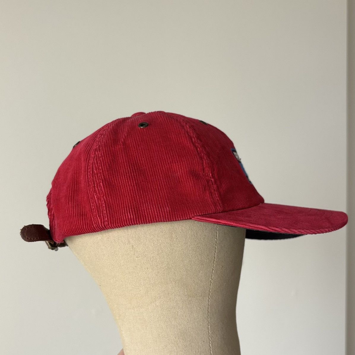 Polo Ralph Lauren Polo Jeans Corduroy Hat Spellout Patch Logo Leather Strap Size ONE SIZE - 3 Thumbnail