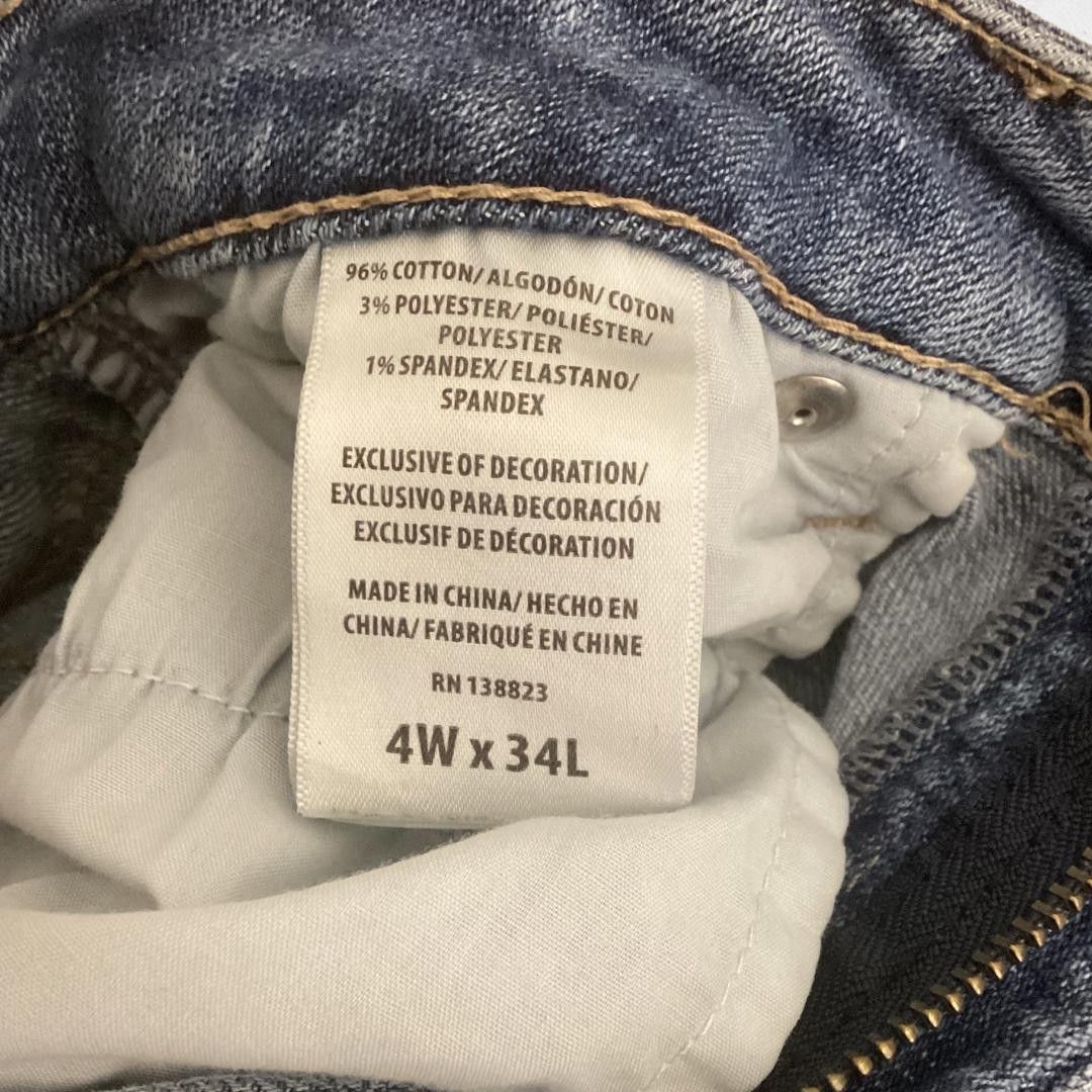 Designer IDYLLWIND Women's Boot Cut Flared Blue Denim Size 4 Size 27" / US 4 / IT 40 - 12 Thumbnail