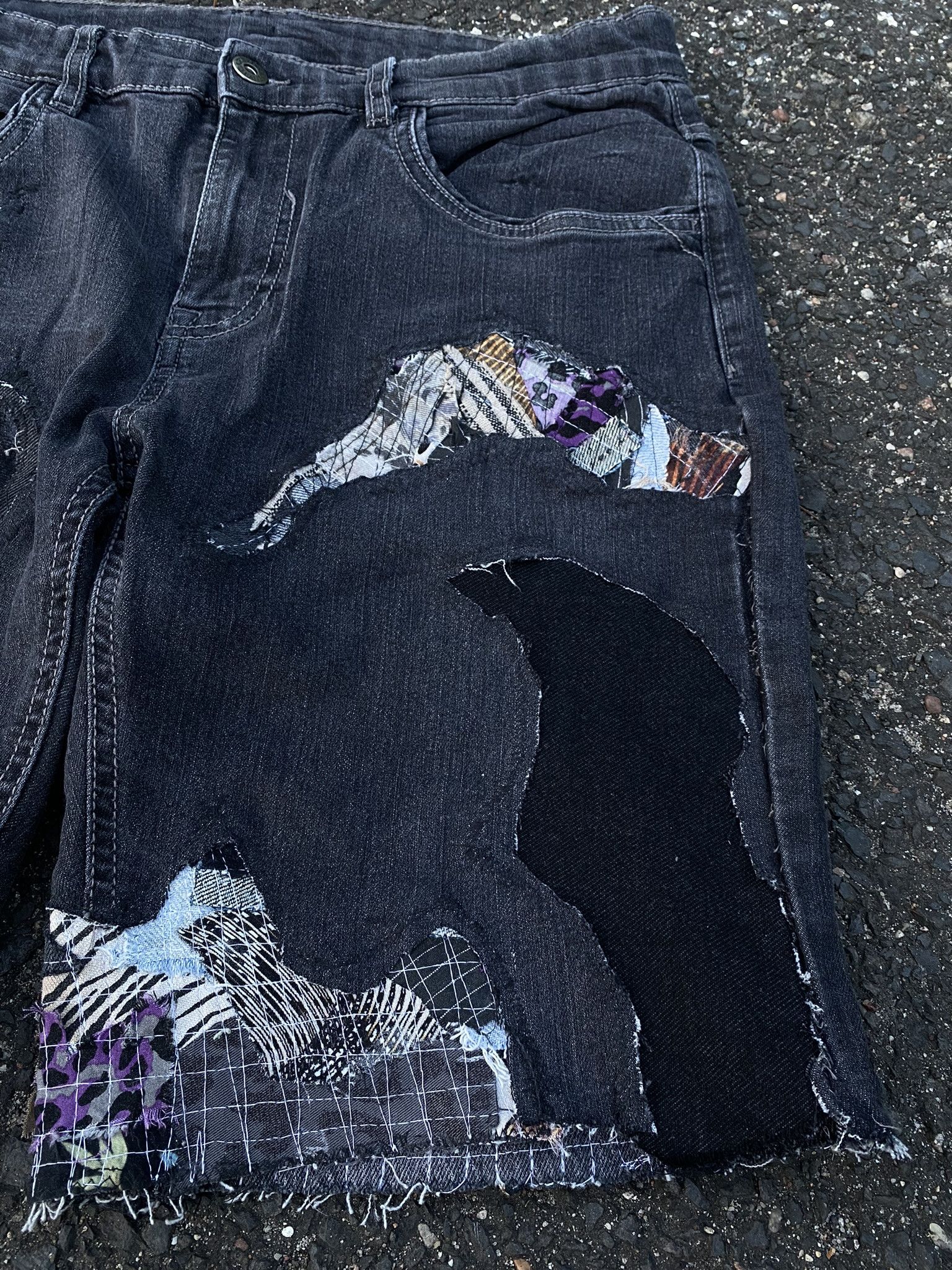 Kapital × Number (N)ine × Vintage Vintage Kapital Inspired Hippie Denim Saschiko Patchwork Size US 34 / EU 50 - 7 Thumbnail