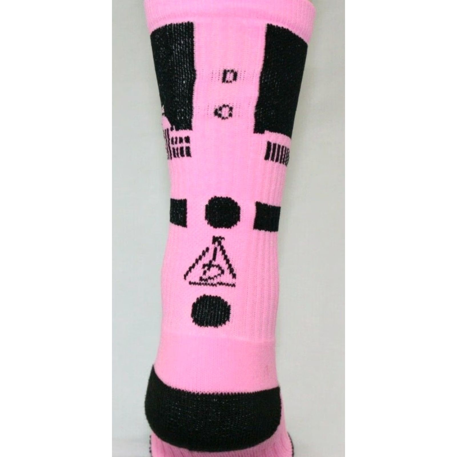 Vintage Rep It City Mens Socks Washington DC Pink Black CoolMax Basketball State M/L Size ONE SIZE - 2 Thumbnail