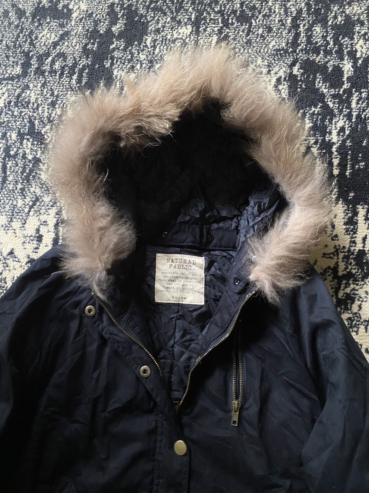 If Six Was Nine × Japanese Brand × Le Grande Bleu (L.G.B.) Japanes Hucam Fur jacket ifsix Lgb Style Size M / US 6-8 / IT 42-44 - 3 Thumbnail
