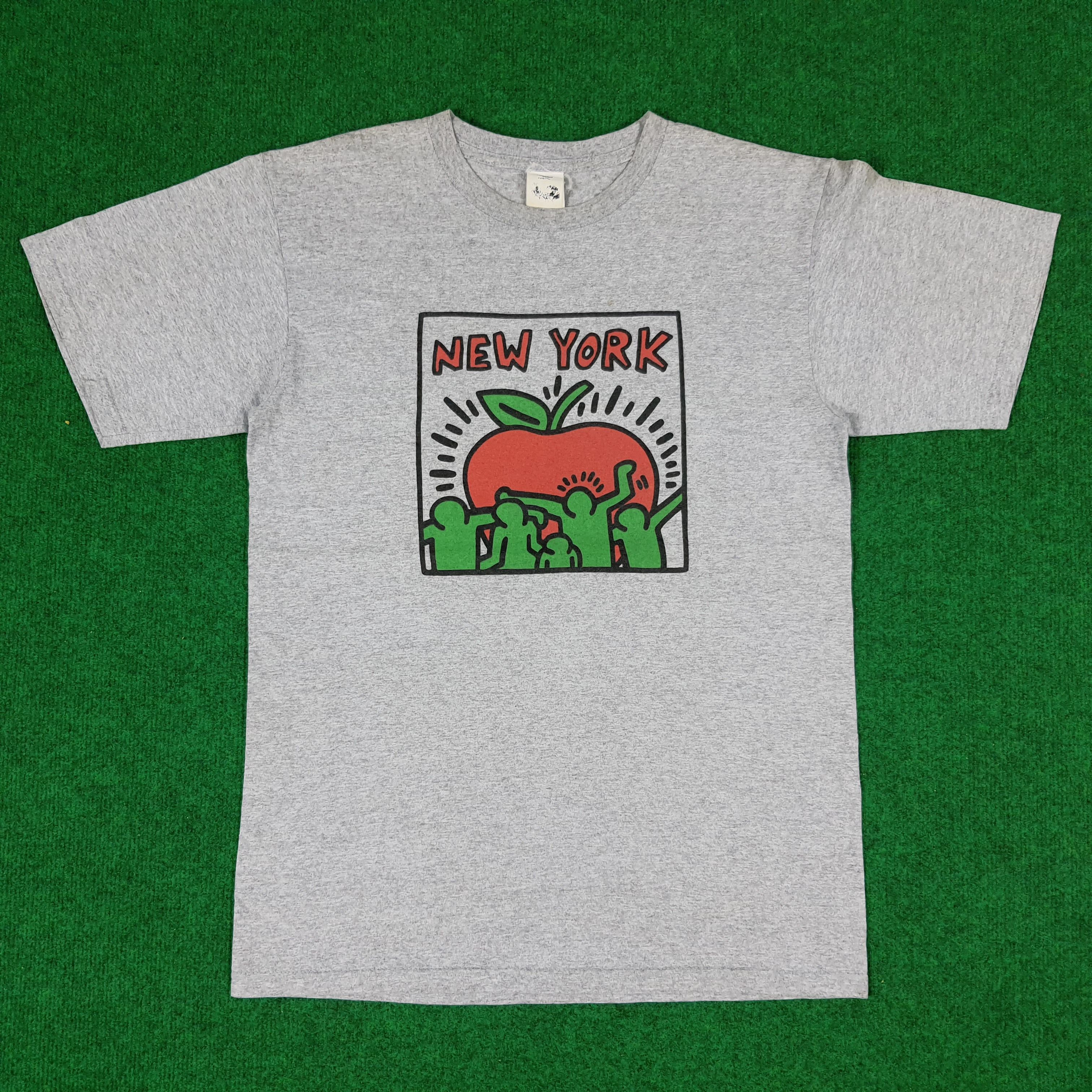 Keith Haring × Vintage Vintage Keith Haring New York Art Streetwear Tshirt Size US M / EU 48-50 / 2 - 1 Thumbnail