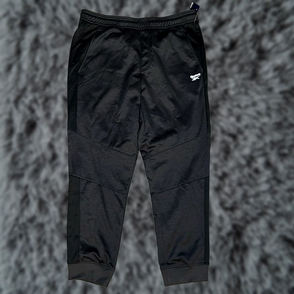 Reebok Reebok Slim Foul Line Fleece Lined Joggers XL Men Black Regular Size XL Pants Jogger Sports NP386 Size US 36 / EU 52 - 1 Thumbnail
