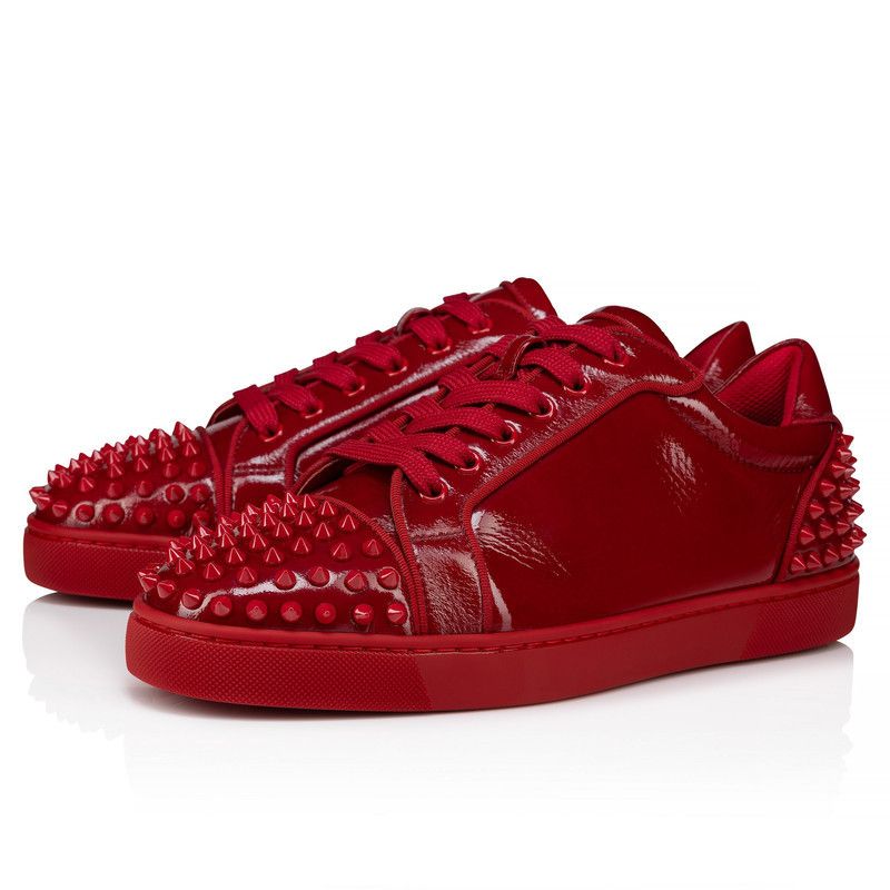 Christian Louboutin oc11z0426 Seavaste 2 Orlato Flat Patent Sneakers in Red Size US 8.5 / EU 41-42 - 1 Thumbnail