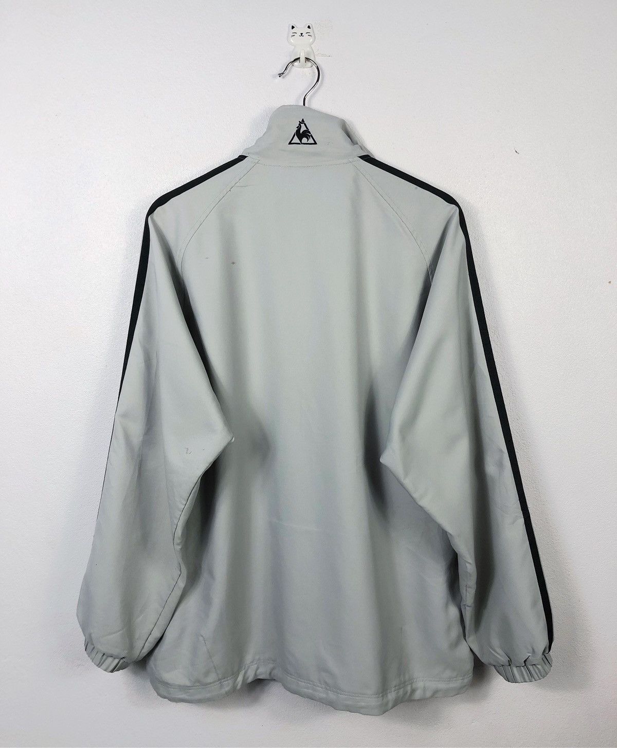 Le Coq Sportif × Vintage Rare Vintage Le Coq Sportif Spellout Zipper Jacket Size US L / EU 52-54 / 3 - 7 Thumbnail