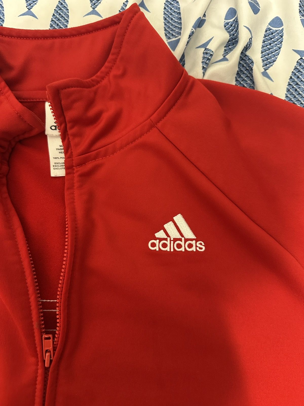 Adidas Adidas Red Zip Up Hoodie Size US S / EU 44-46 / 1 - 3 Thumbnail