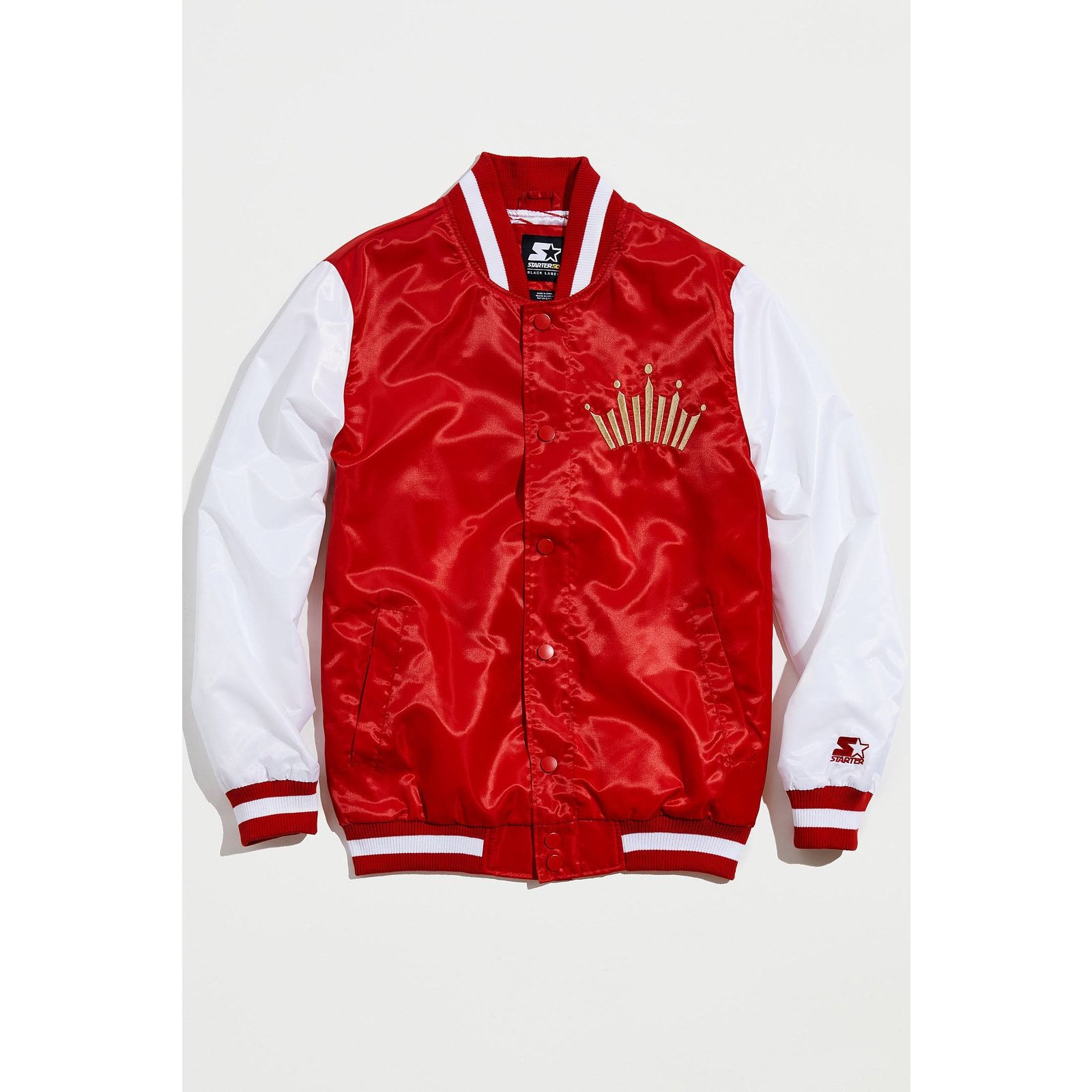 Urban Outfitters New Urban Outfitters Starter X Budweiser Crown Satin Jacket Size US M / EU 48-50 / 2 - 2 Thumbnail