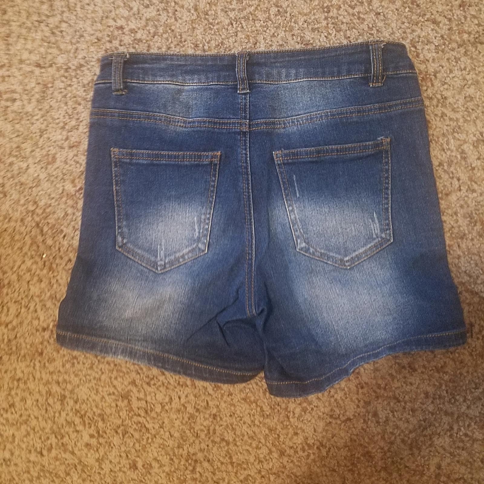 Designer Vero Moda Denim Blue Women's Shorts Size 27" / US 4 / IT 40 - 1 Thumbnail