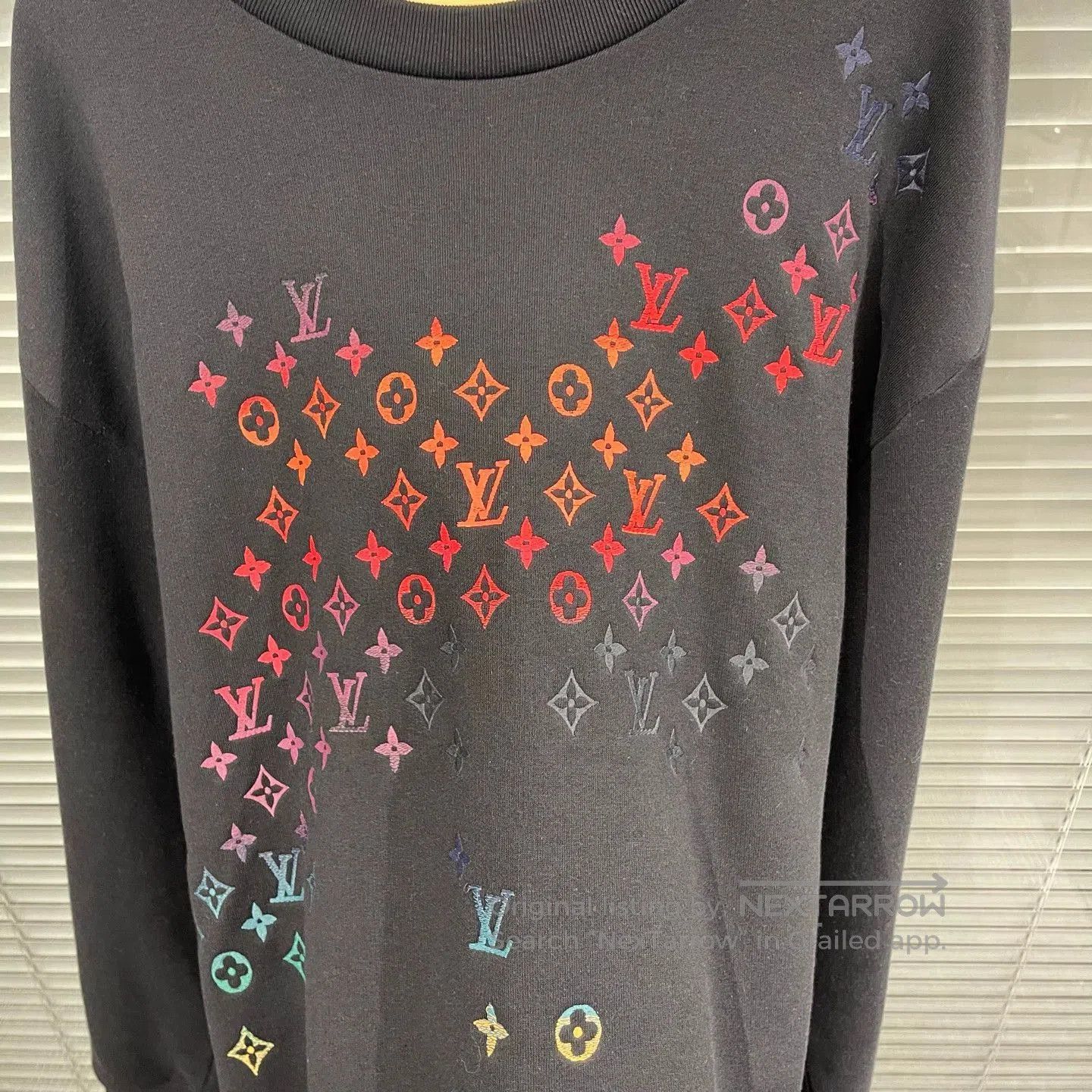 Louis Vuitton Black Graphic Print Long Sleeve Sweatshirt. Size US XXL / EU 58 / 5 - 4 Thumbnail