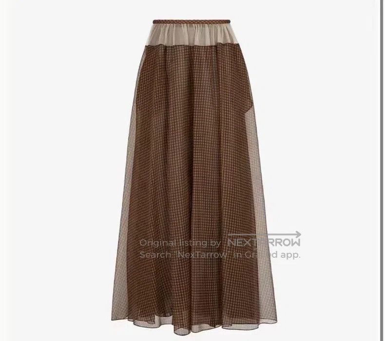 Fendi Fendi Silk Skirt Size 25" / US 0 / IT 36 - 6 Thumbnail