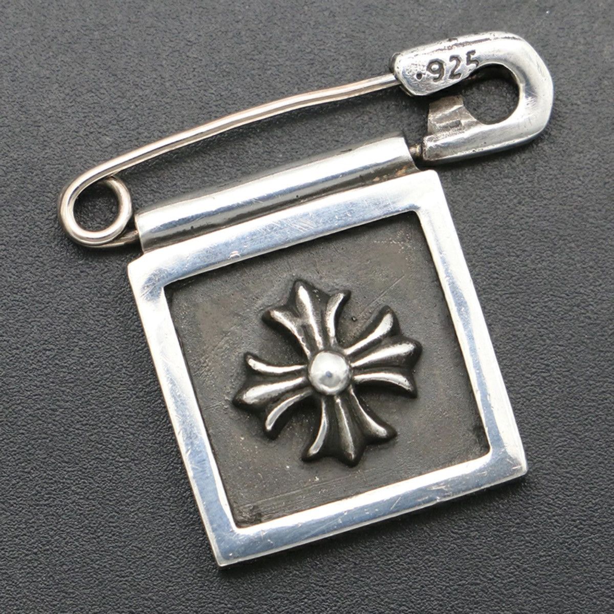 Chrome Hearts Chrome Hearts Safety pin Ch Plus Framed Pendant Necklace Size ONE SIZE - 1 Thumbnail