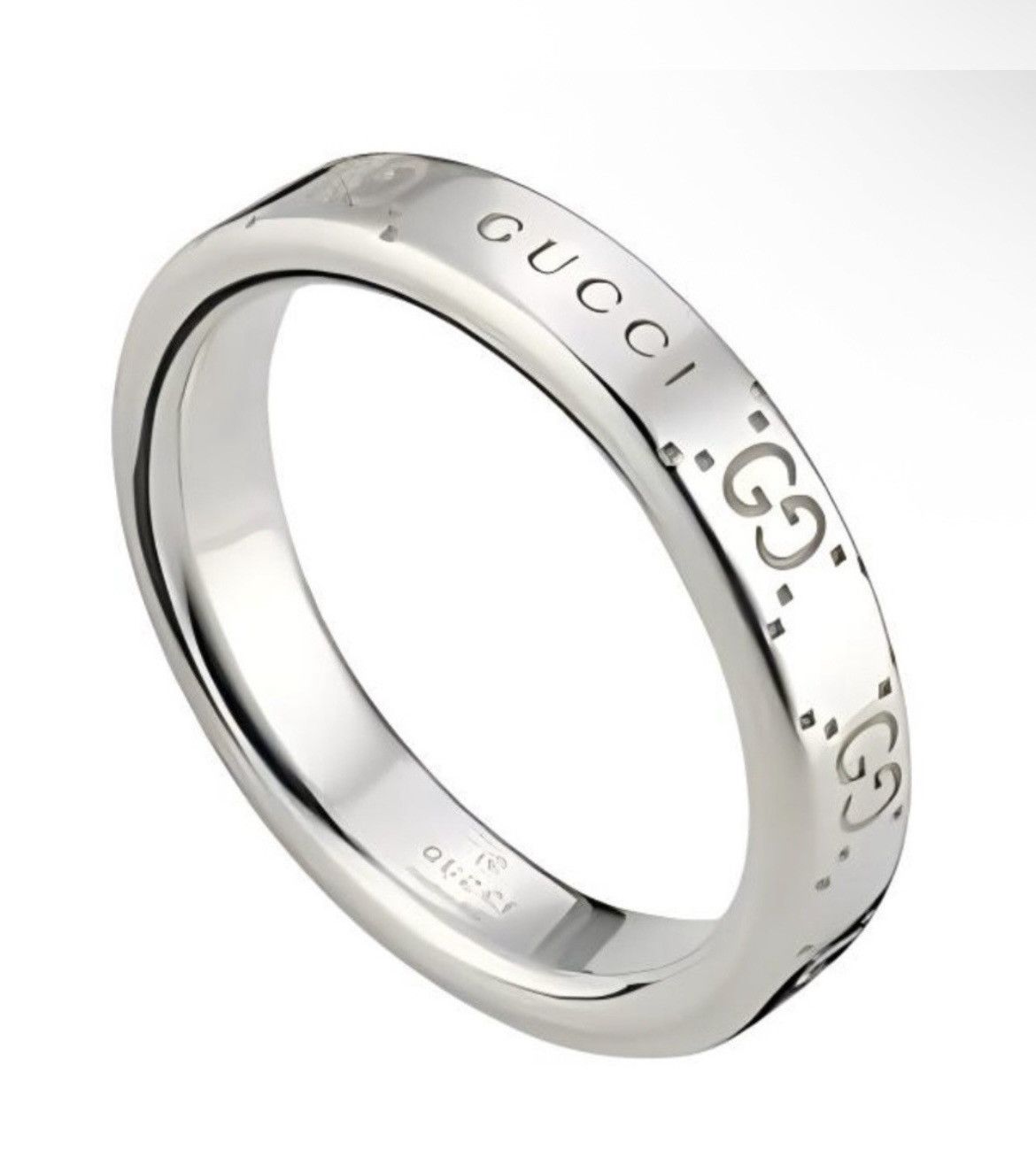 Gucci Gucci Signature GG Logo Ring AG 925 814712 Size ONE SIZE - 1 Thumbnail