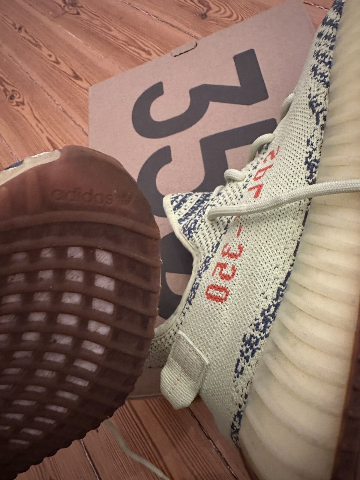 Adidas Adidas Jeezy Boost 350 v2 frozen yellow Size us 10 eu 44 Size US 10 / EU 43 - 11 Thumbnail