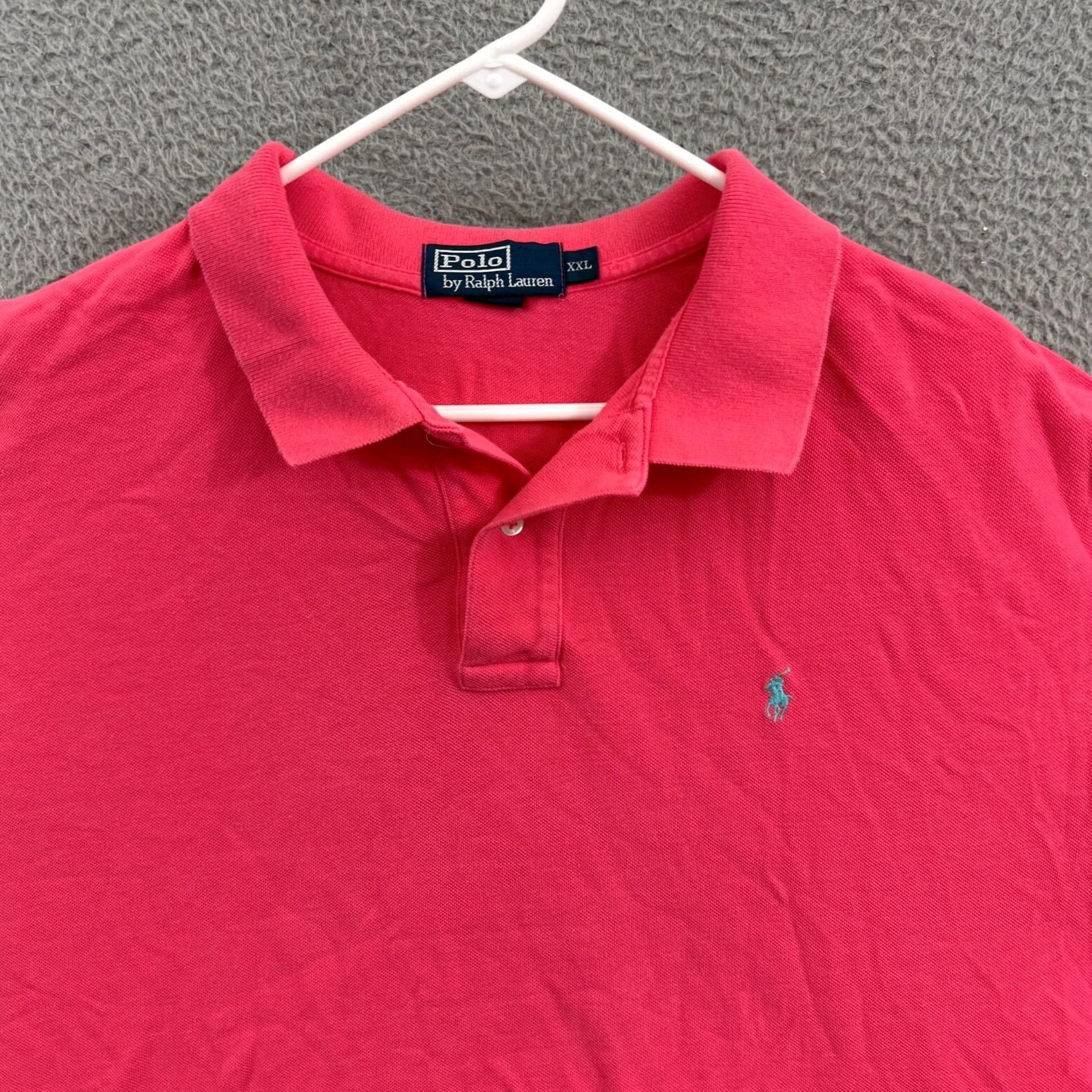Ralph Lauren Polo Ralph Lauren Shirt Mens 2XL Pink Short Sleeve Pony Button Golf Preppy Knit Size US XXL / EU 58 / 5 - 3 Thumbnail