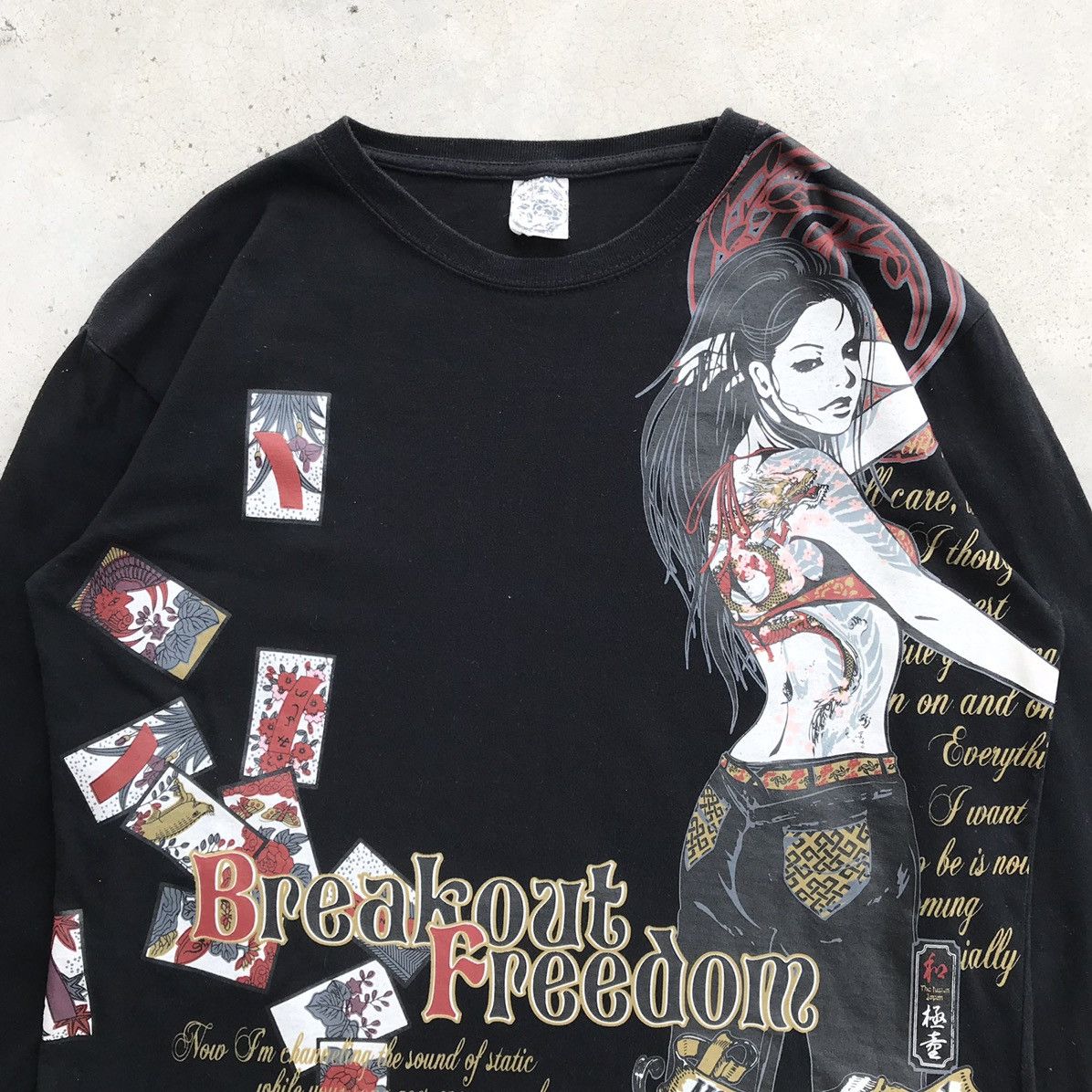 Karakuri Tamashii 2000's Karakuri Tamashii “ Yakuza “ Inspired L/S T-Shirt Size US M / EU 48-50 / 2 - 3 Thumbnail