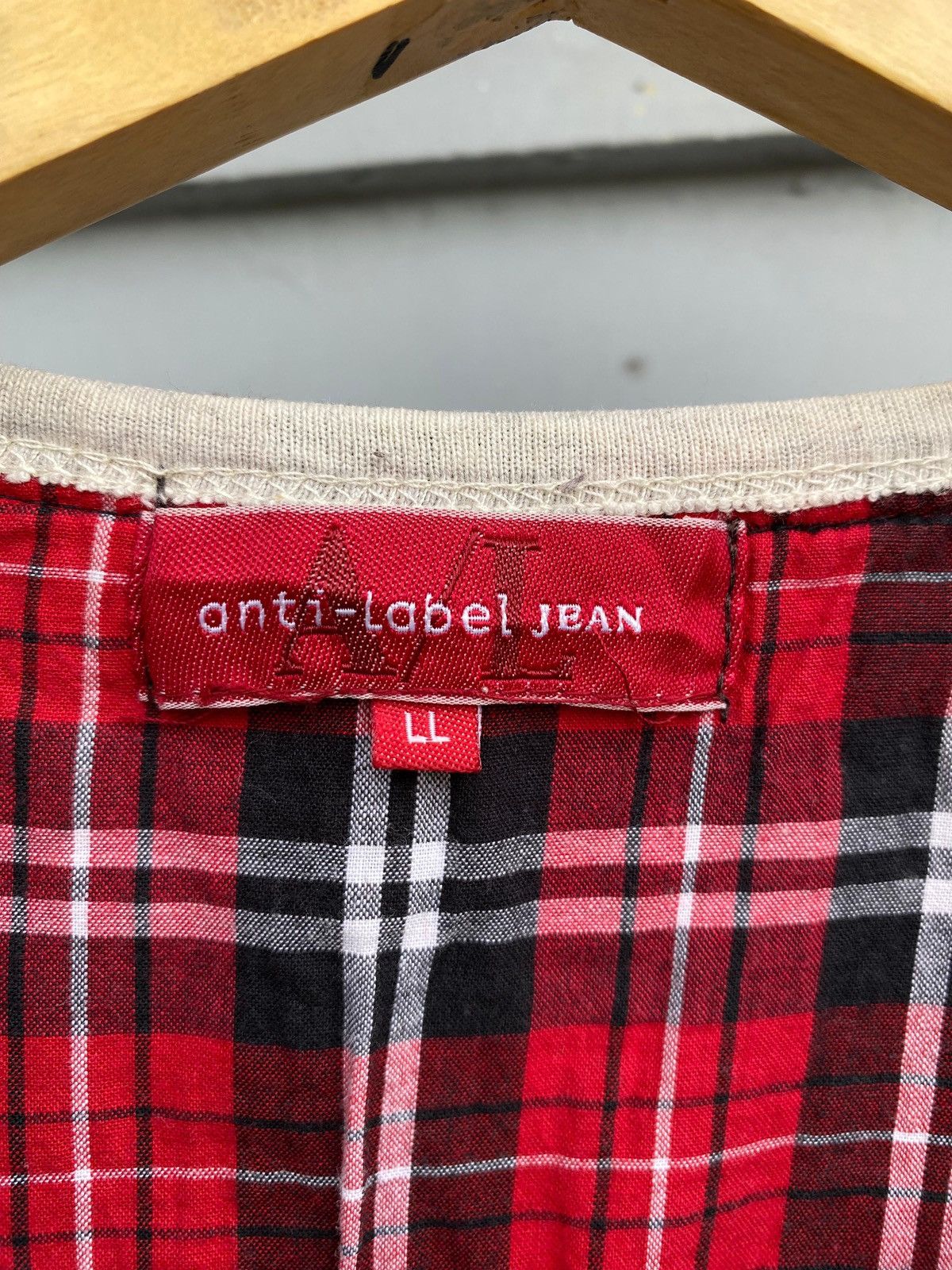 If Six Was Nine anti-label Jean Distressed Layered Grunge Plaid Inner Detail Size US XL / EU 56 / 4 - 8 Thumbnail
