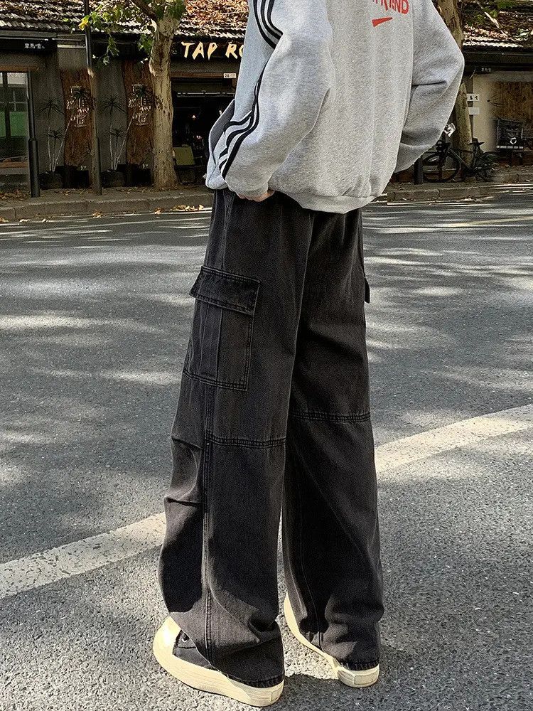 Japanese Brand × Jean Retro loose high street straight leg jeans Size US 32 / EU 48 - 3 Thumbnail