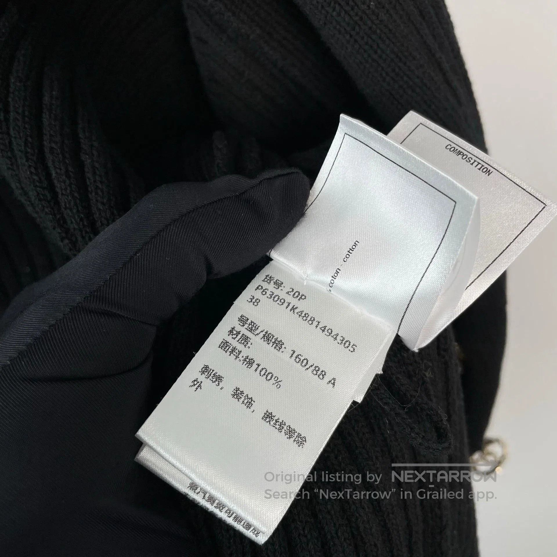 Chanel Chanel Black Gold Button Knit Cardigan. Size M / US 6-8 / IT 42-44 - 7 Thumbnail