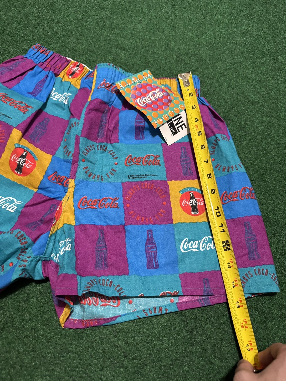 Coca Cola Vintage 90s Coca Cola Coke Retro Warhol Pop Art NWT Boxers Size ONE SIZE - 6 Thumbnail