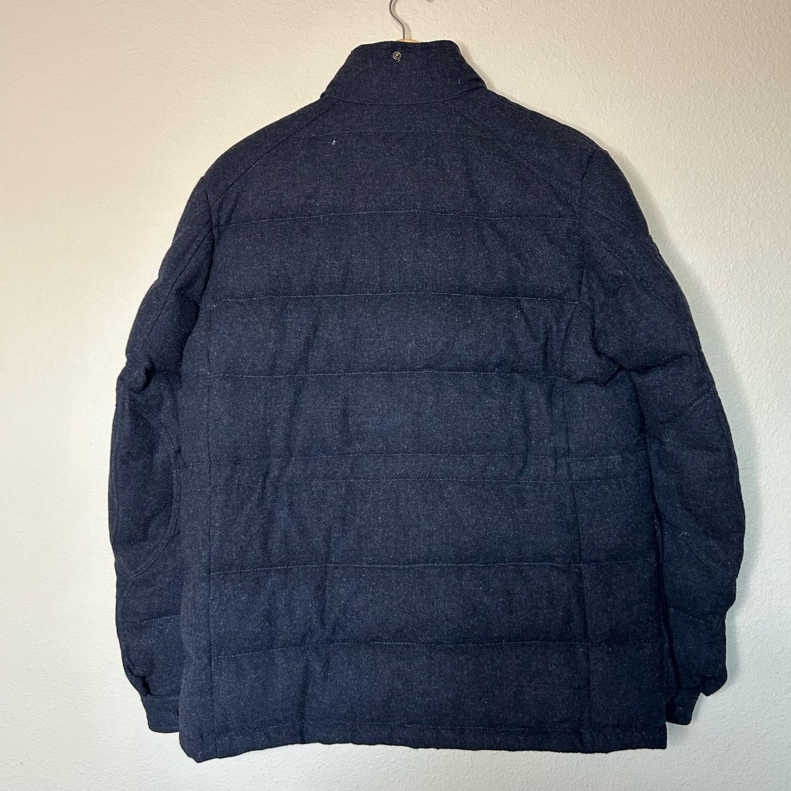 Burberry Burberry Brit Jacket Coat Wool Down Navy Puffer Size L Size US L / EU 52-54 / 3 - 11 Thumbnail