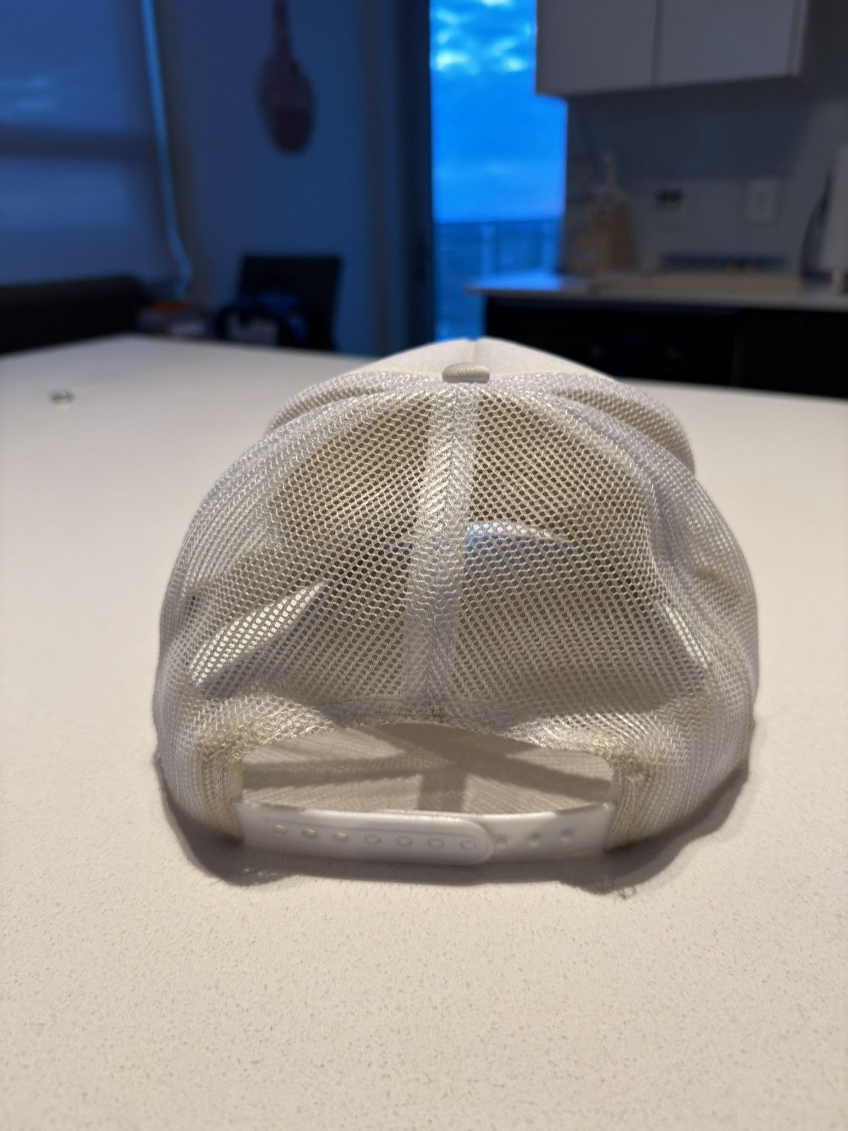 RGB Freight RGB Freight White/Blue Logo Trucker Hat Size ONE SIZE - 4 Thumbnail