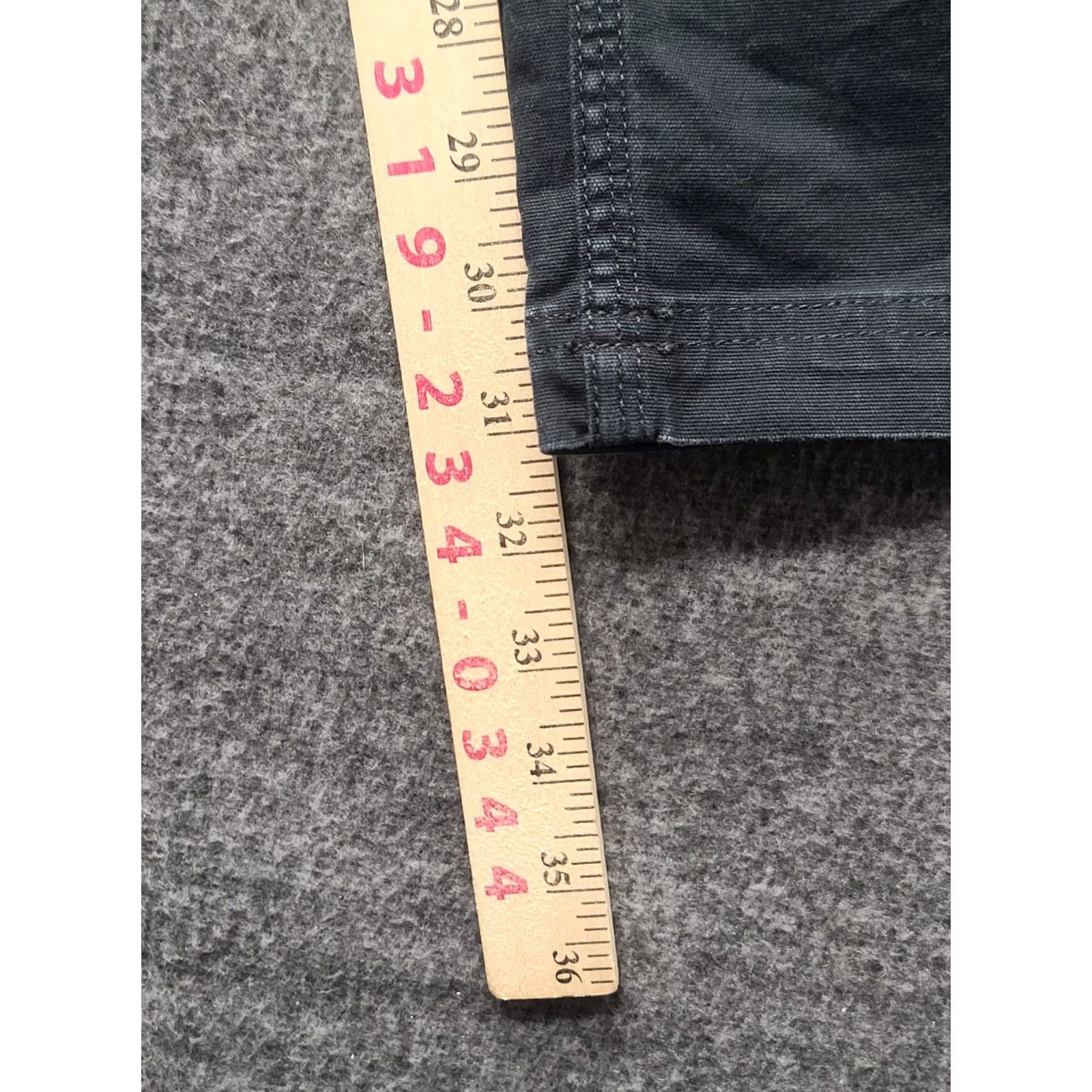 CO Duluth Fire Hose Carpenter Pants Womens 10x31 Regular Fit Black Cotton Canvas Bootcut Workwear Size 32" / US 10 / IT 46 - 6 Thumbnail