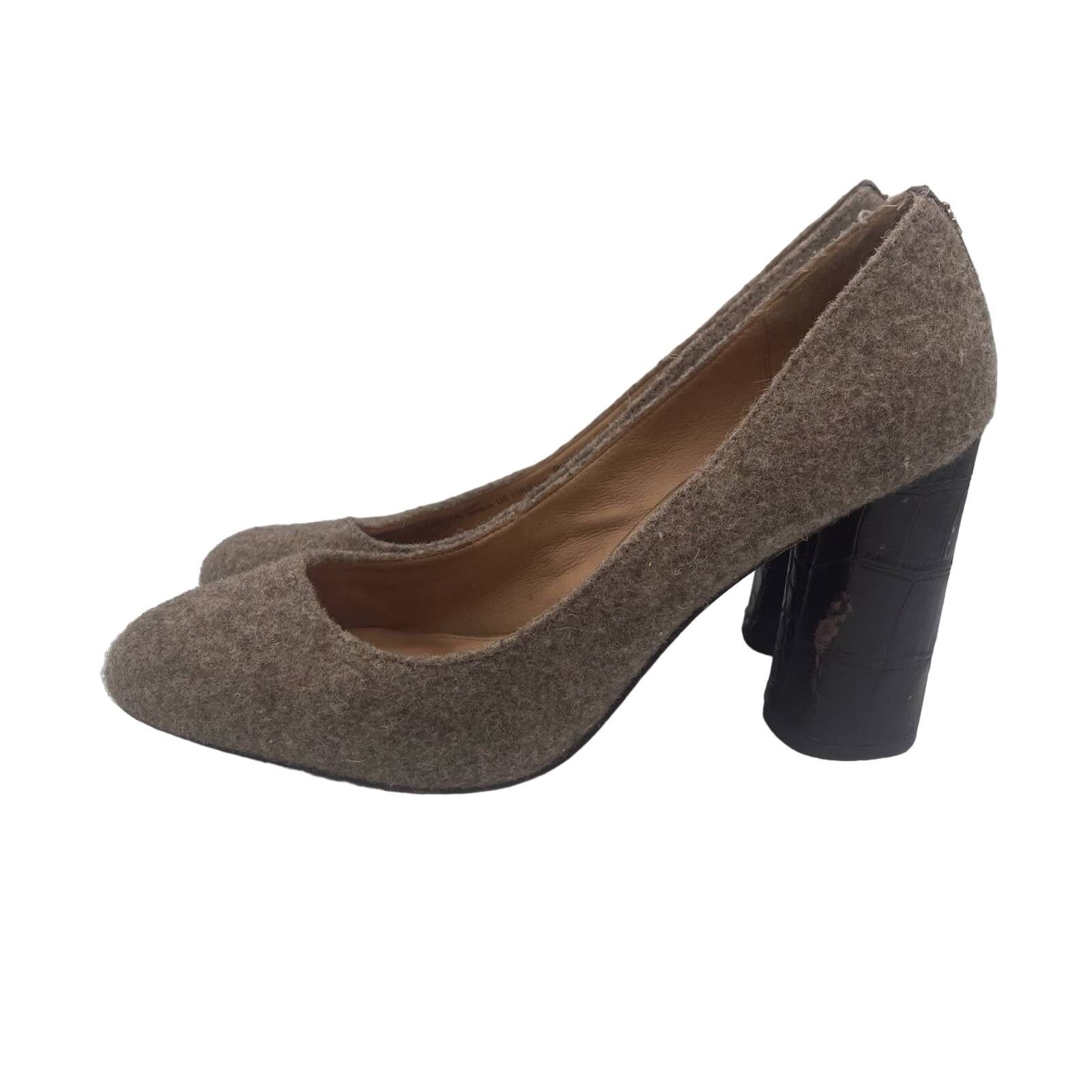 Coach Coach Ophelia Heels Pumps Croco Brown 10 Size US 10 / IT 40 - 1 Thumbnail